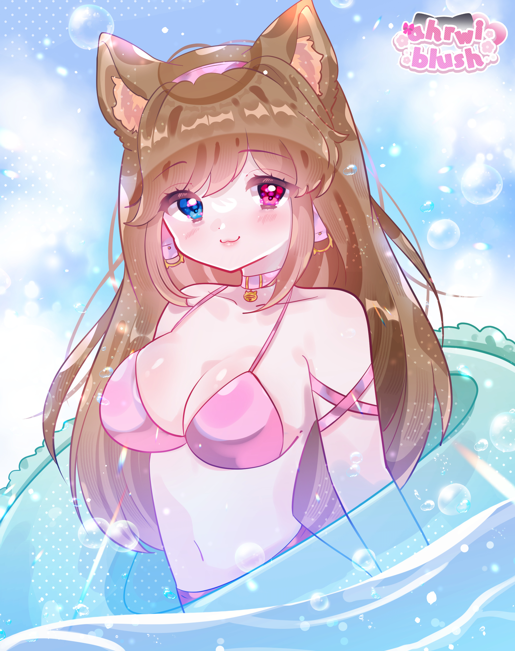 Swimsuit YCH portfolio artwork