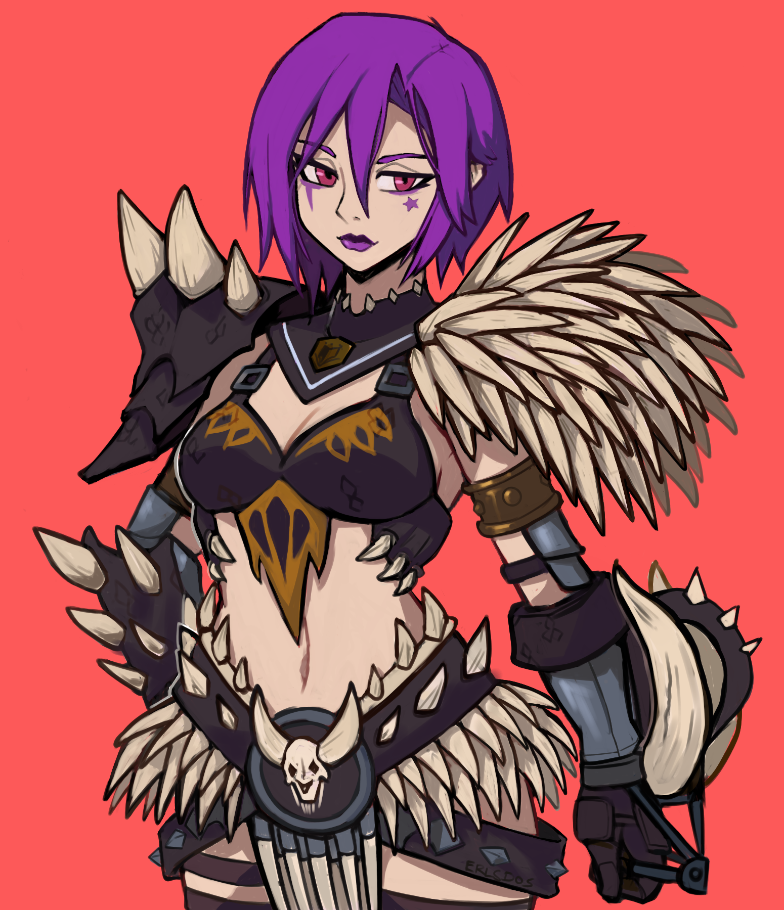 Monster Hunter OC portfolio artwork