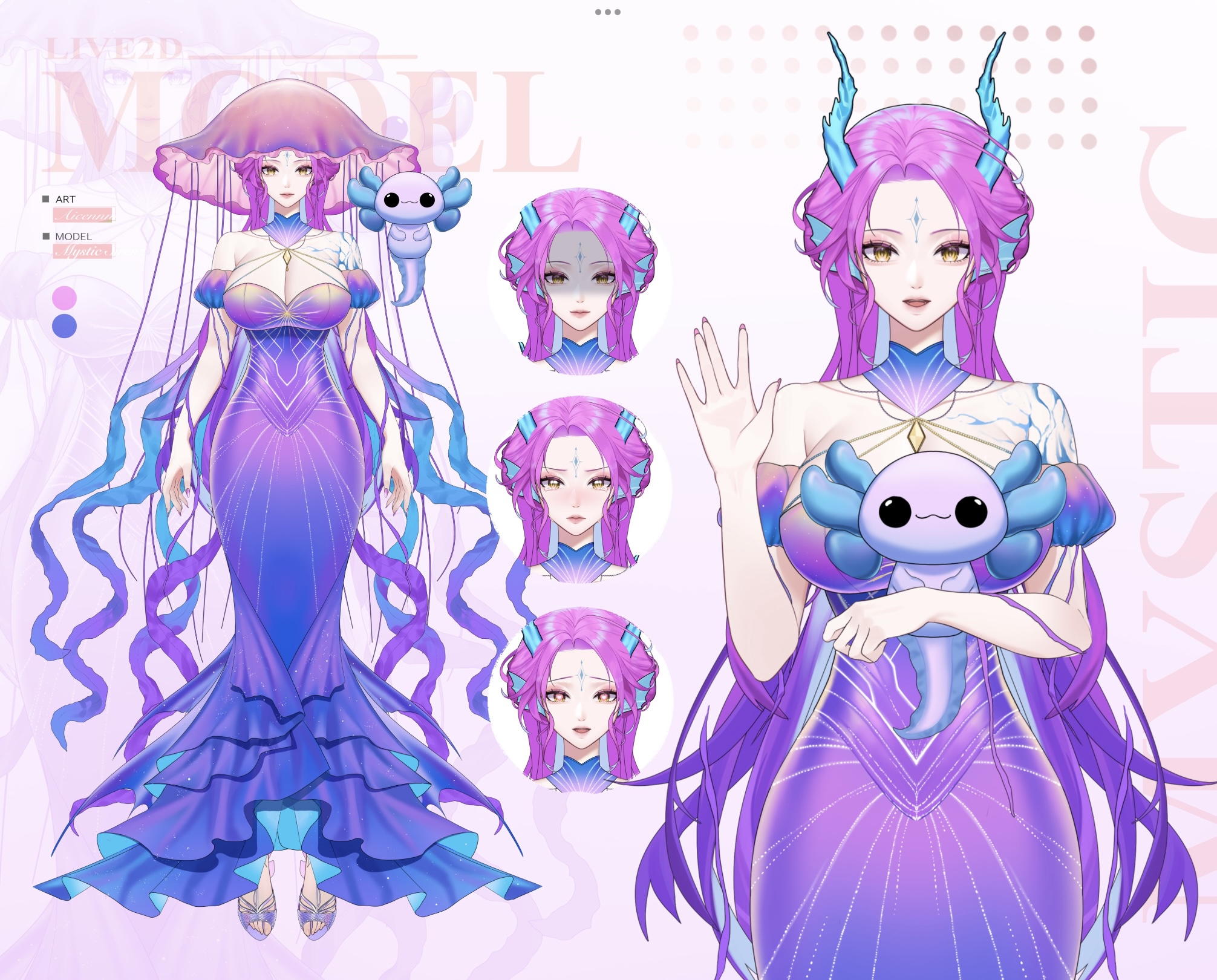 VTuber Model portfolio artwork