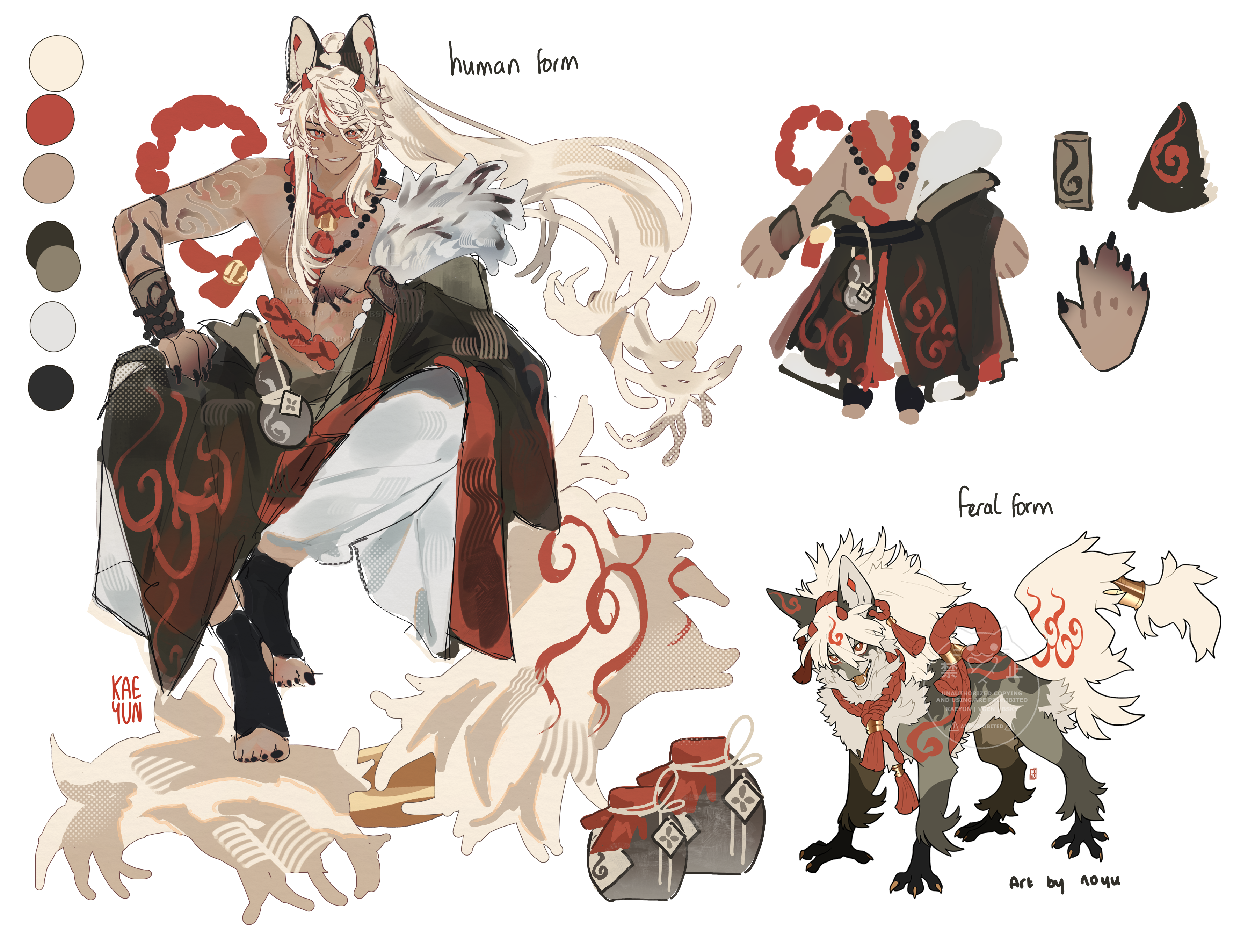 Daimyo OC human design portfolio artwork