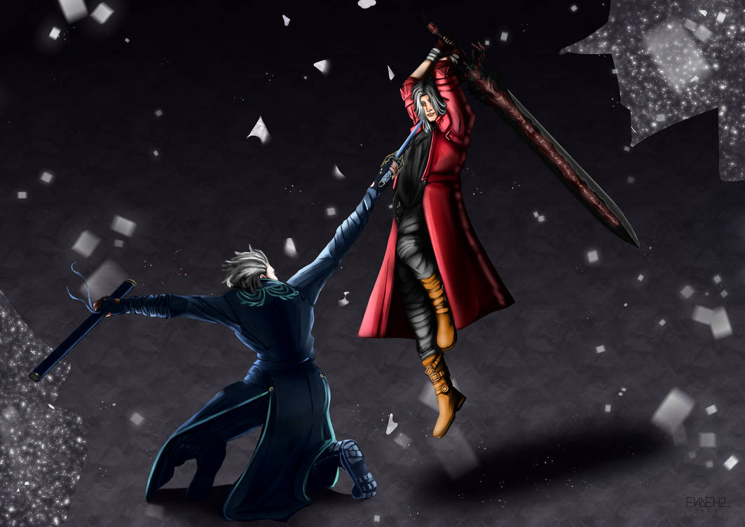 Devil May Cry 5 - Final Battle | Endehs portfolio artwork