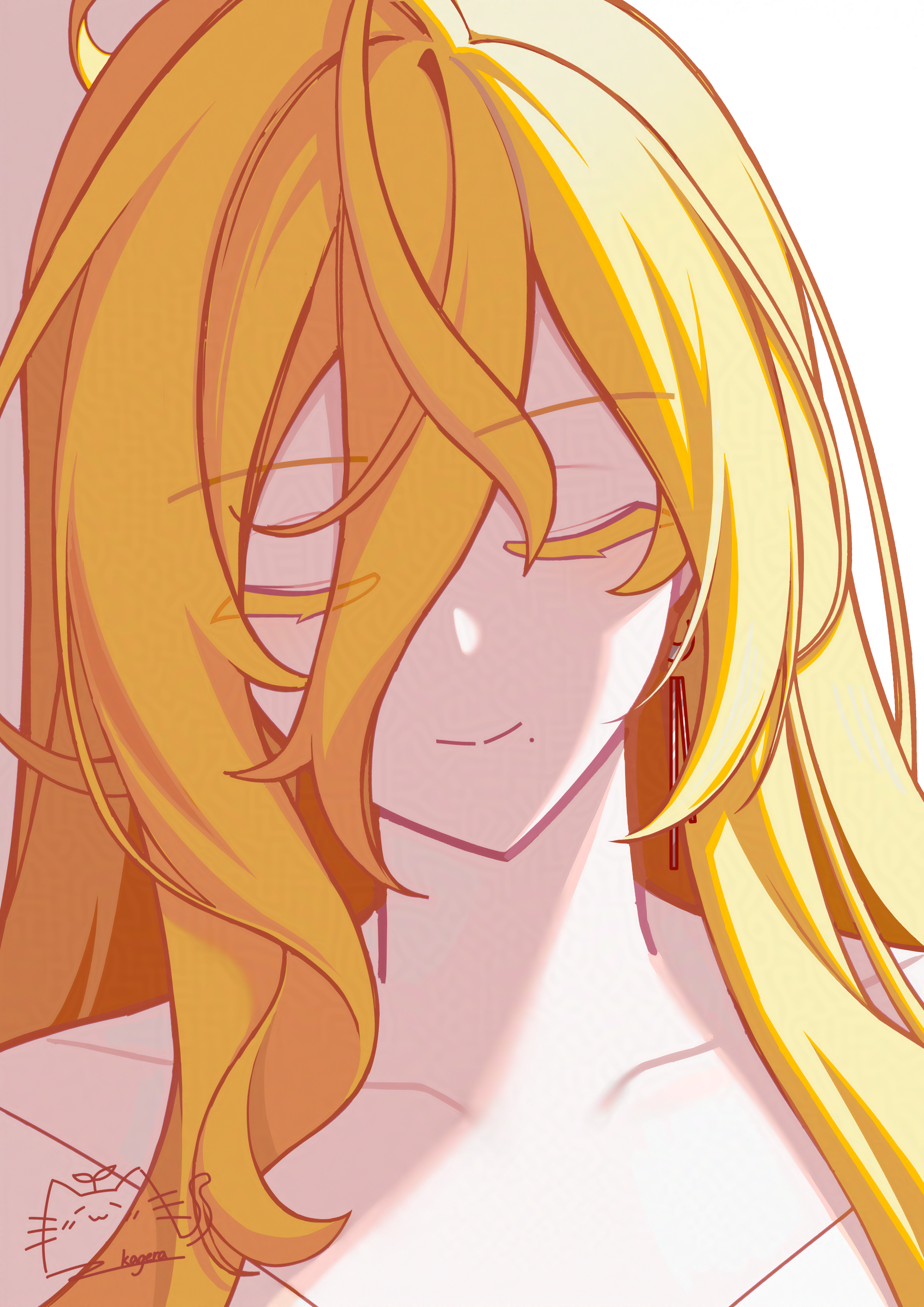 A Face Favoured by the Gods portfolio artwork