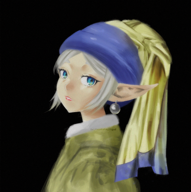 Elf with a Pearl Earring portfolio artwork