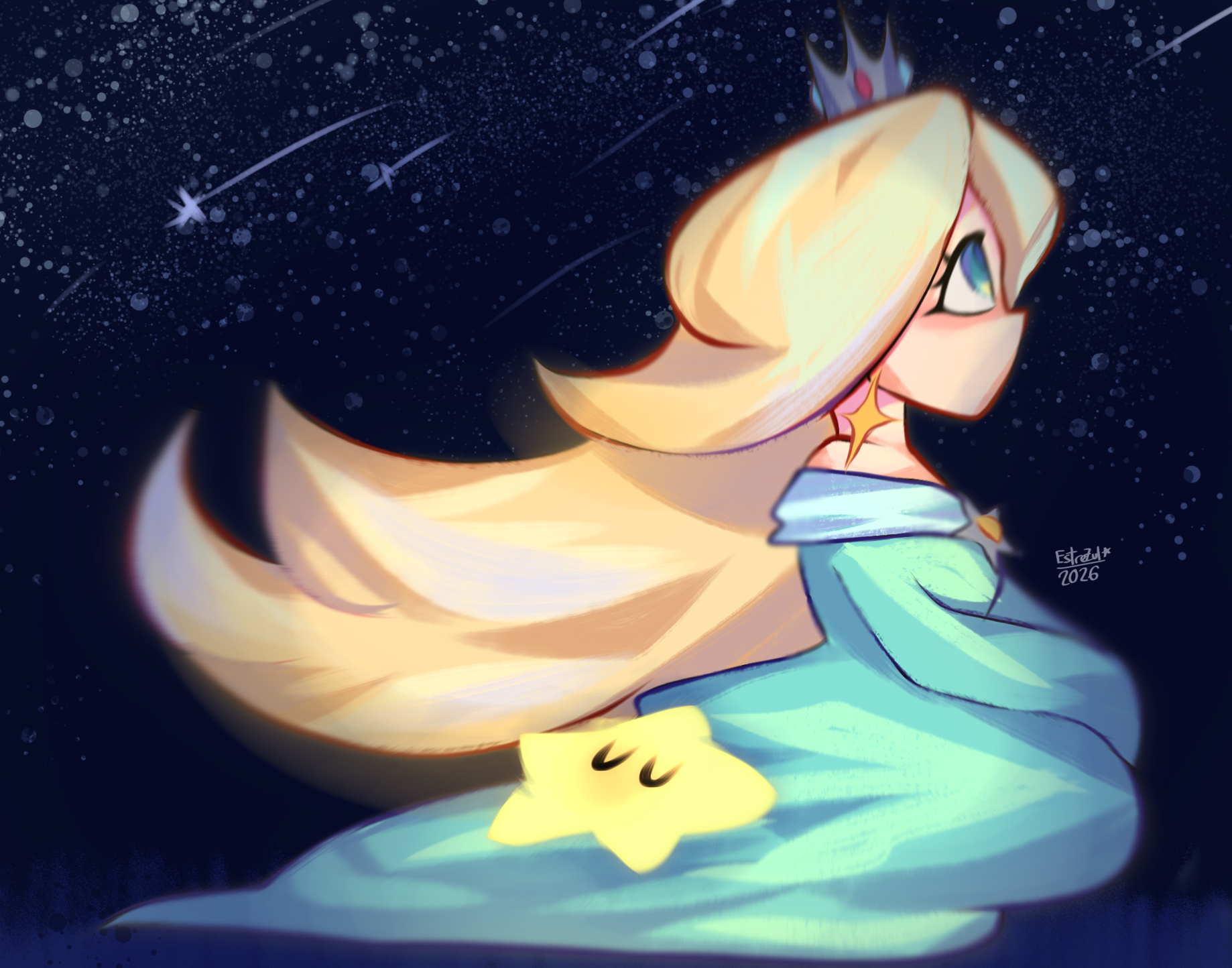 Rosalina fullbody portfolio artwork