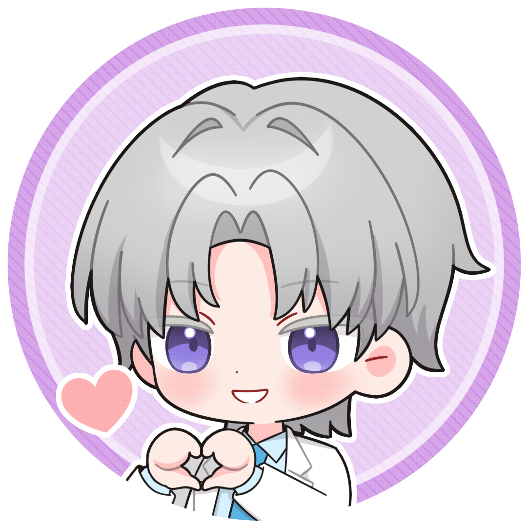 Charlie (Light And Night) YCH Chibi Icon portfolio artwork