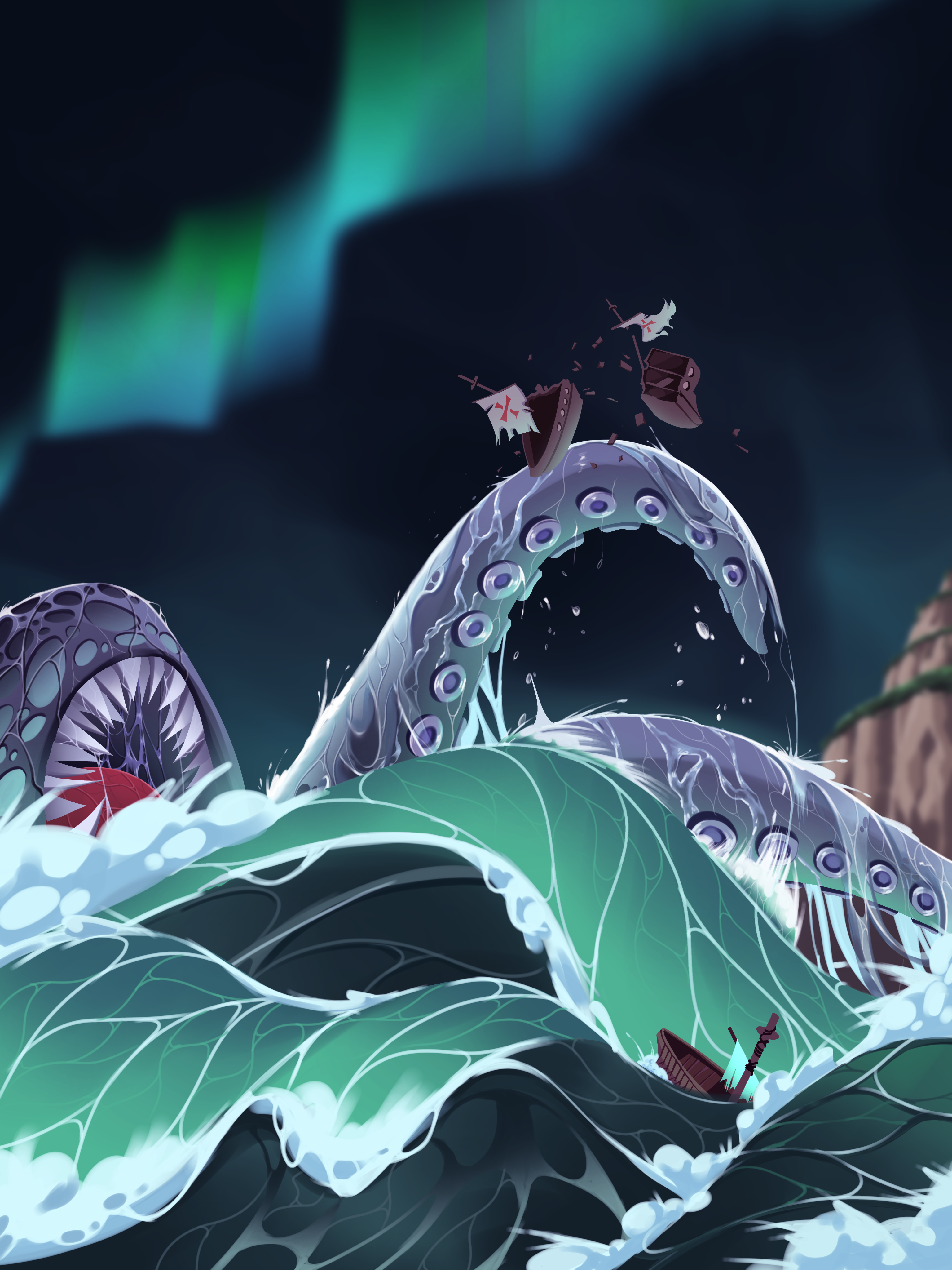 Maritime disaster portfolio artwork