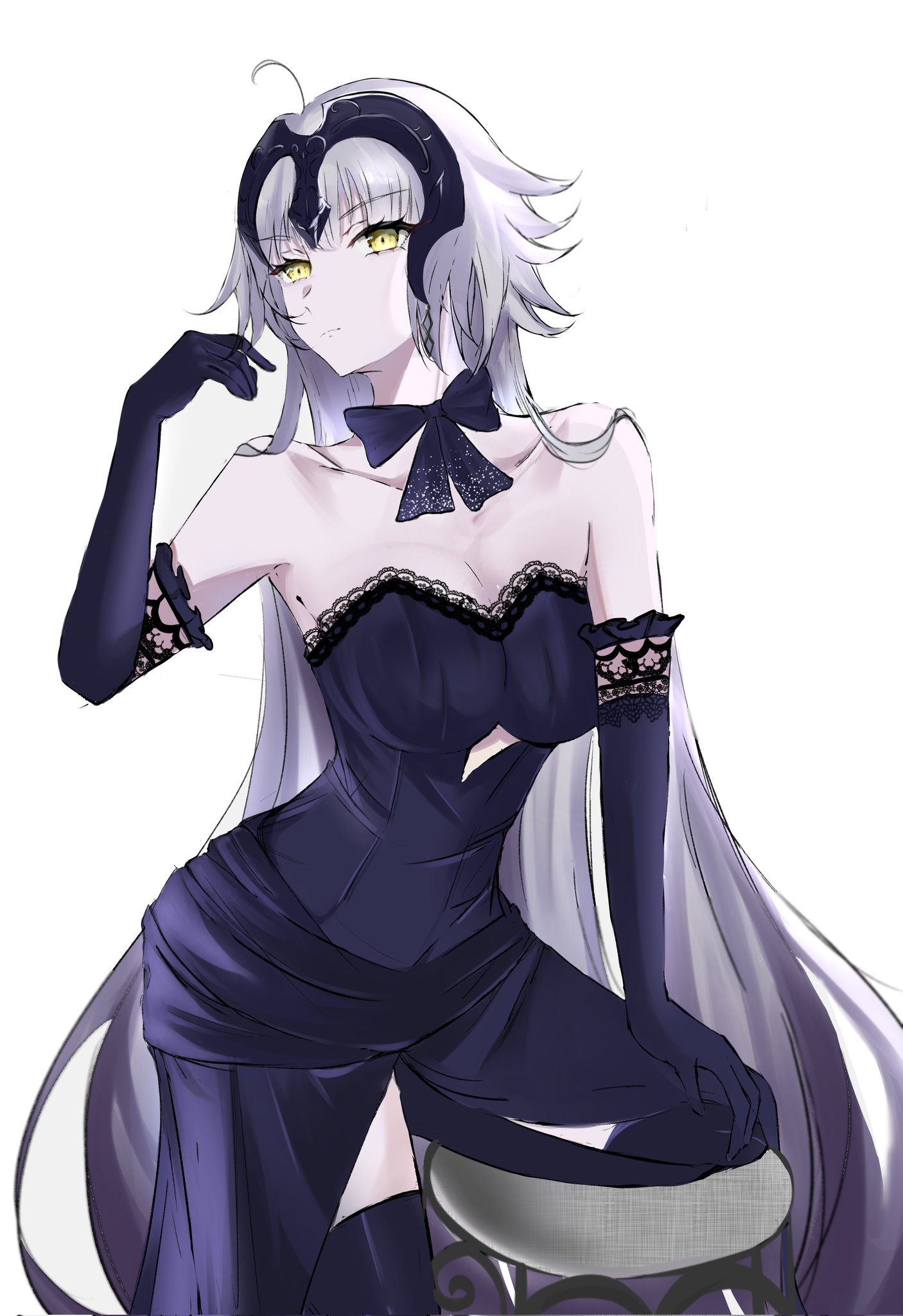 Illustration Half Body Jeanne d'Arc Alter portfolio artwork