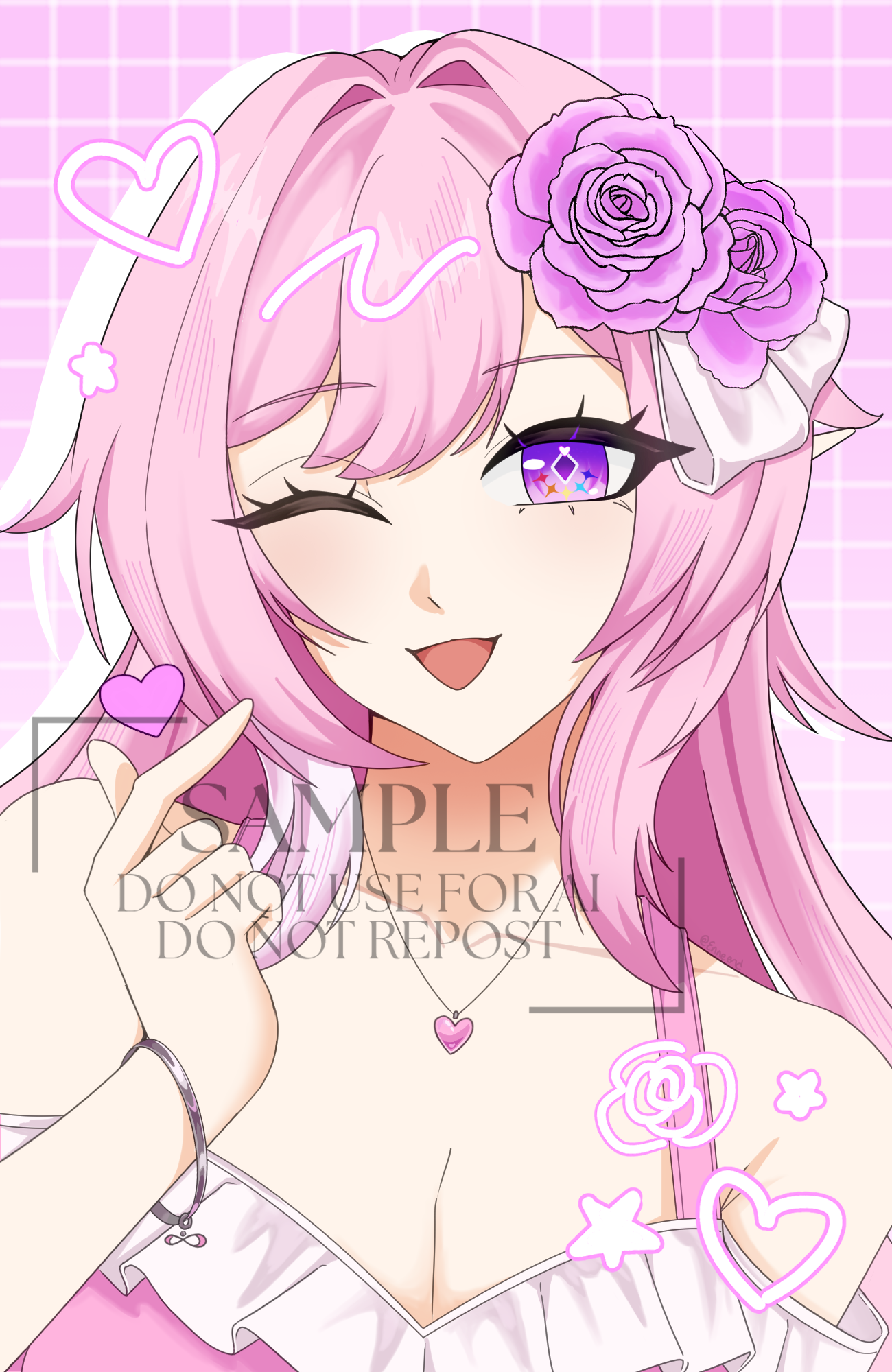 Fanart - Cyrene Photocard portfolio artwork