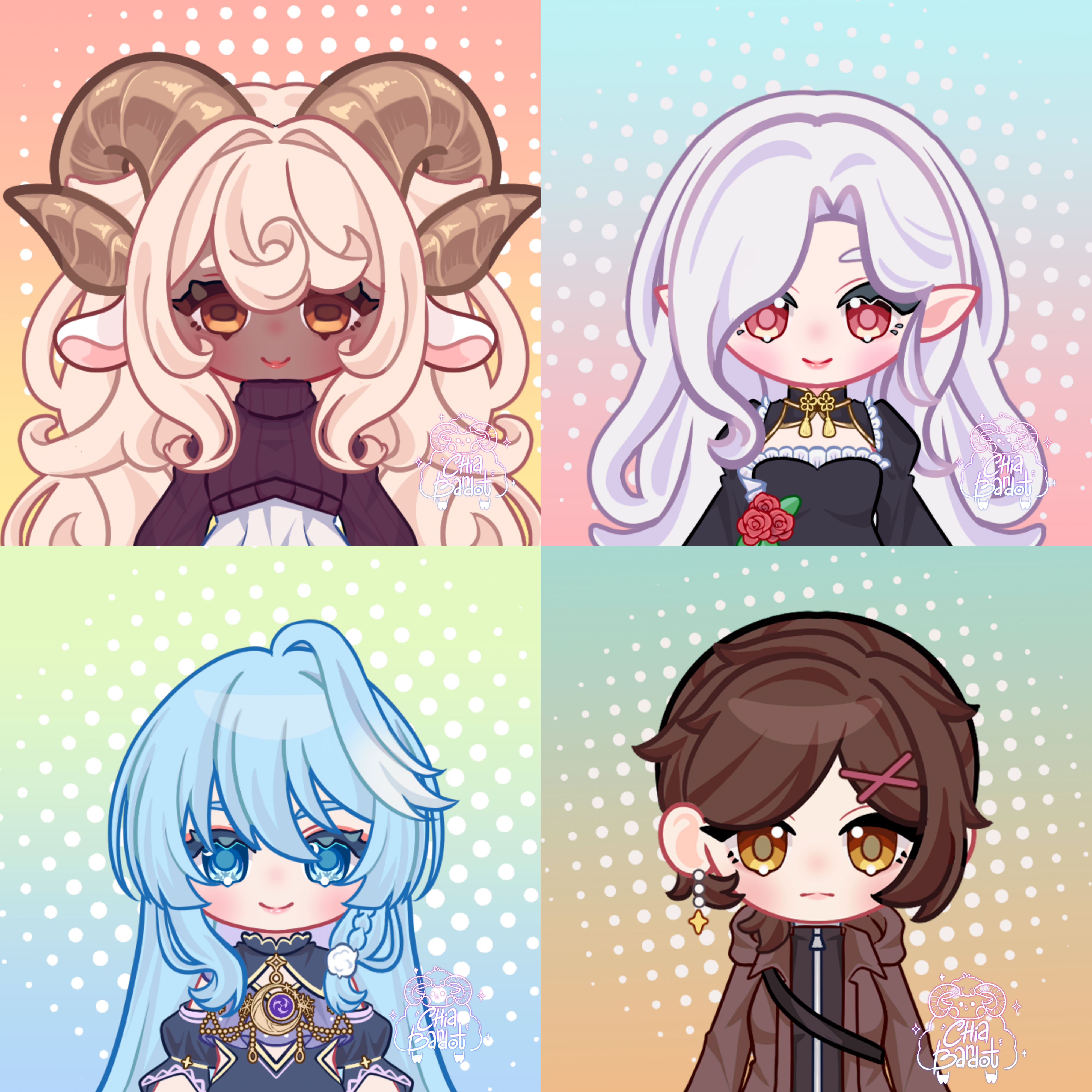 YCH CHIBI ICON portfolio artwork