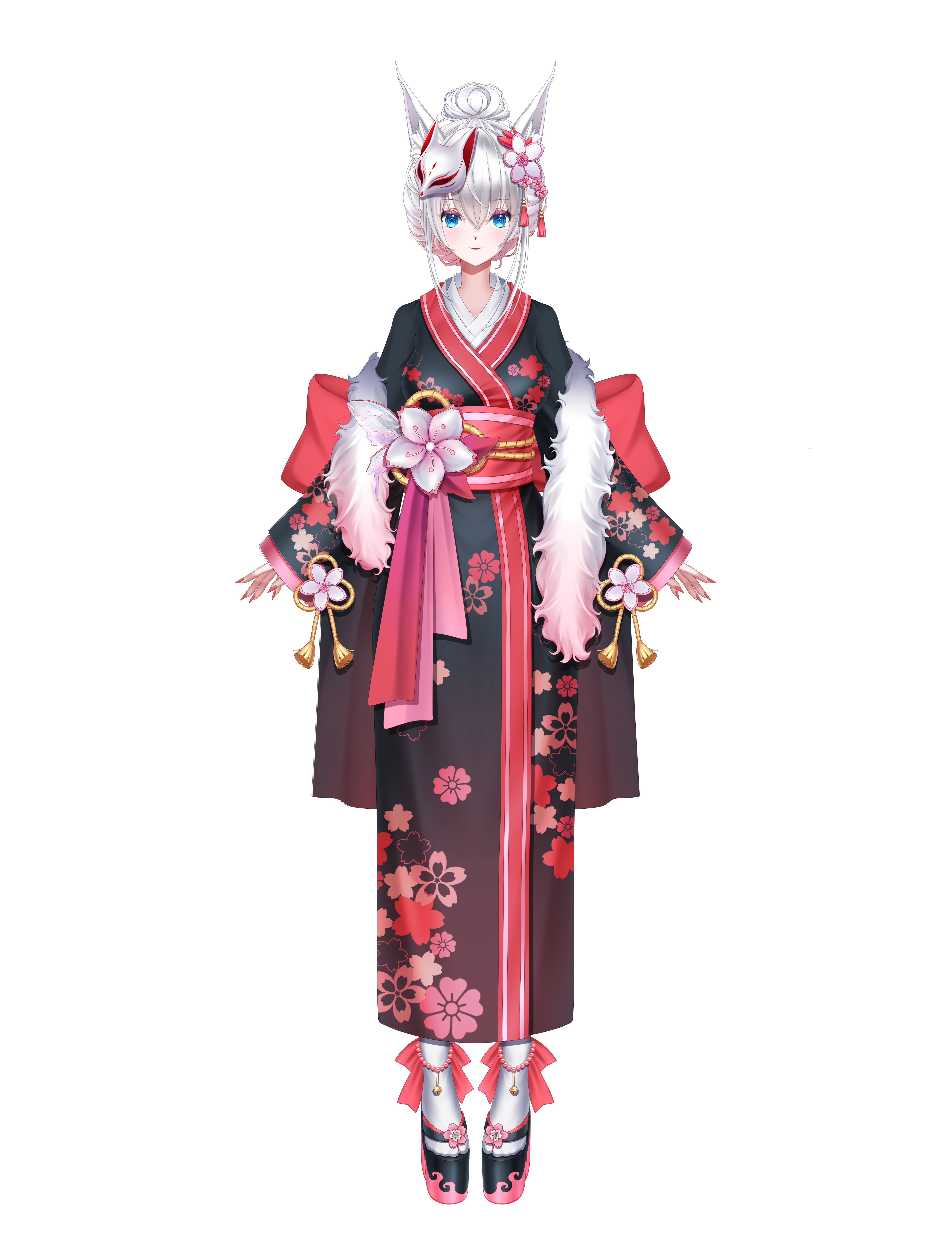 Arumi's Kimono Fireworks Summer Festival Outfit portfolio artwork