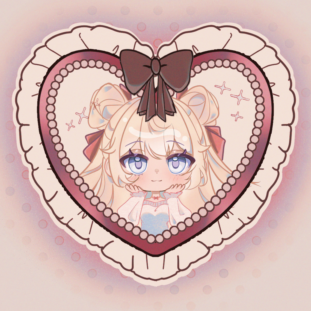 chibi heart ♡ portfolio artwork