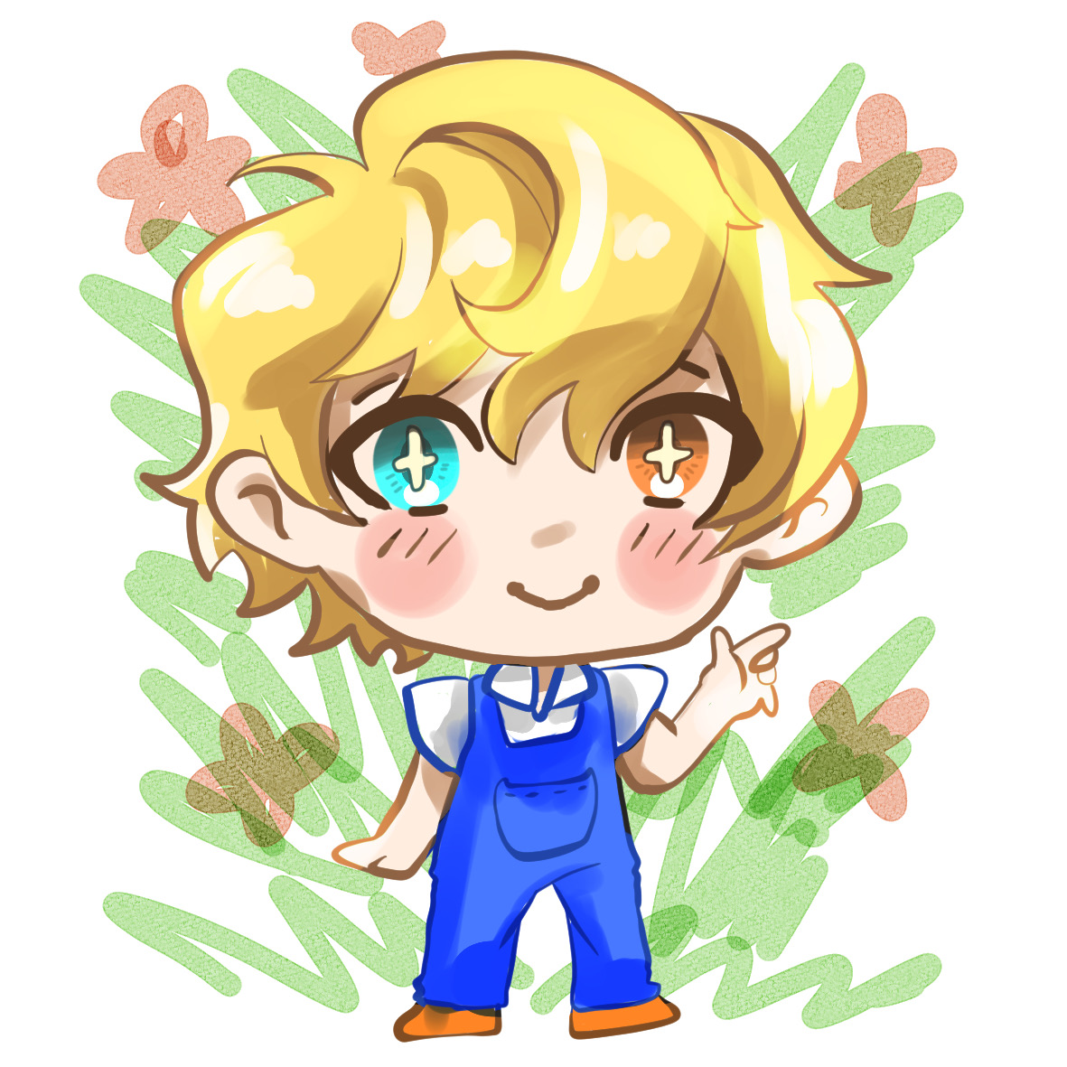 Some chibi art portfolio artwork