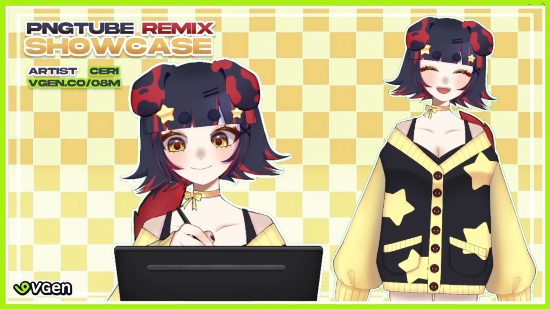 PNGTube Remix Model (Personal Avatar) portfolio artwork
