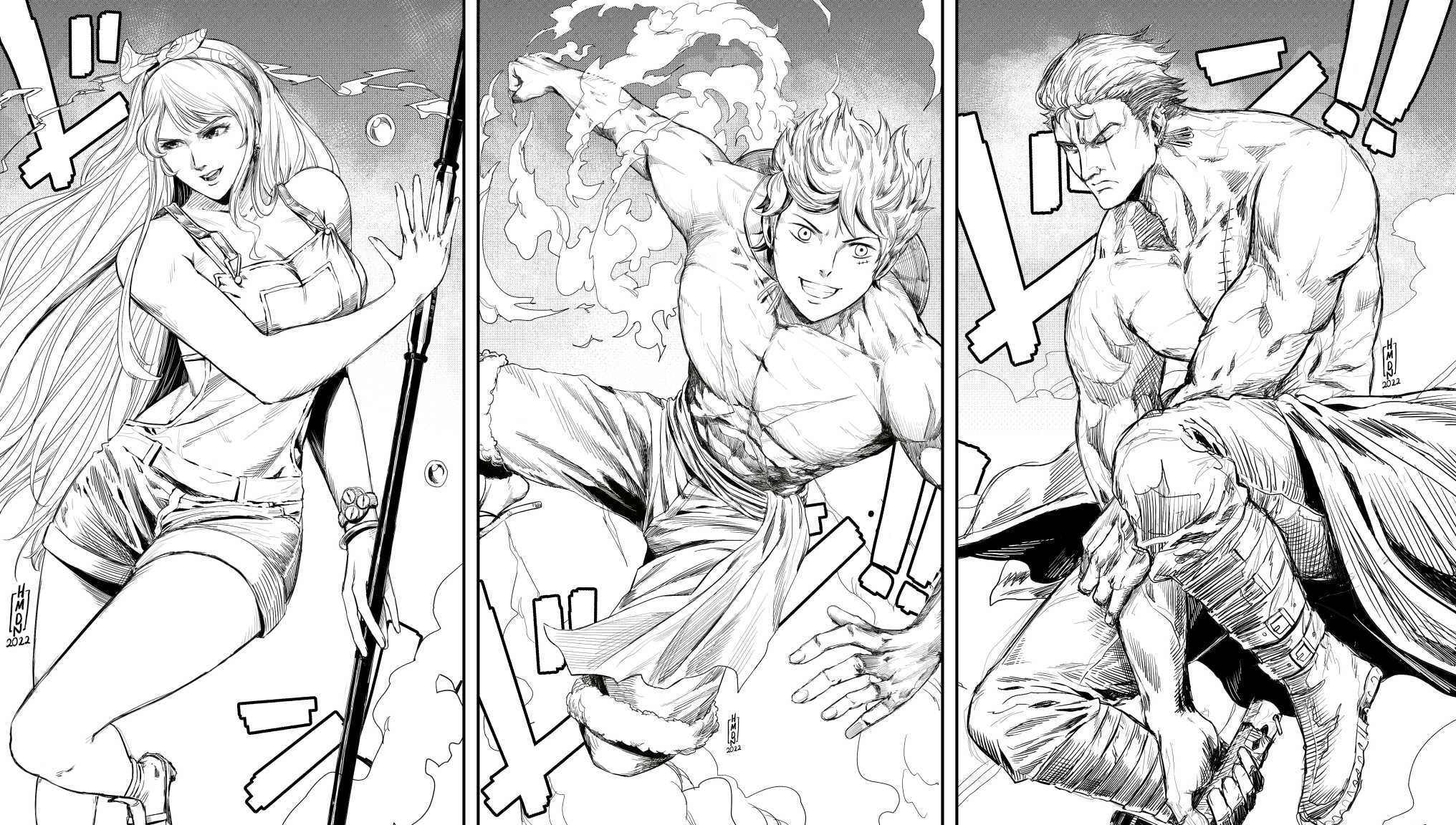 One Piece Trio portfolio artwork