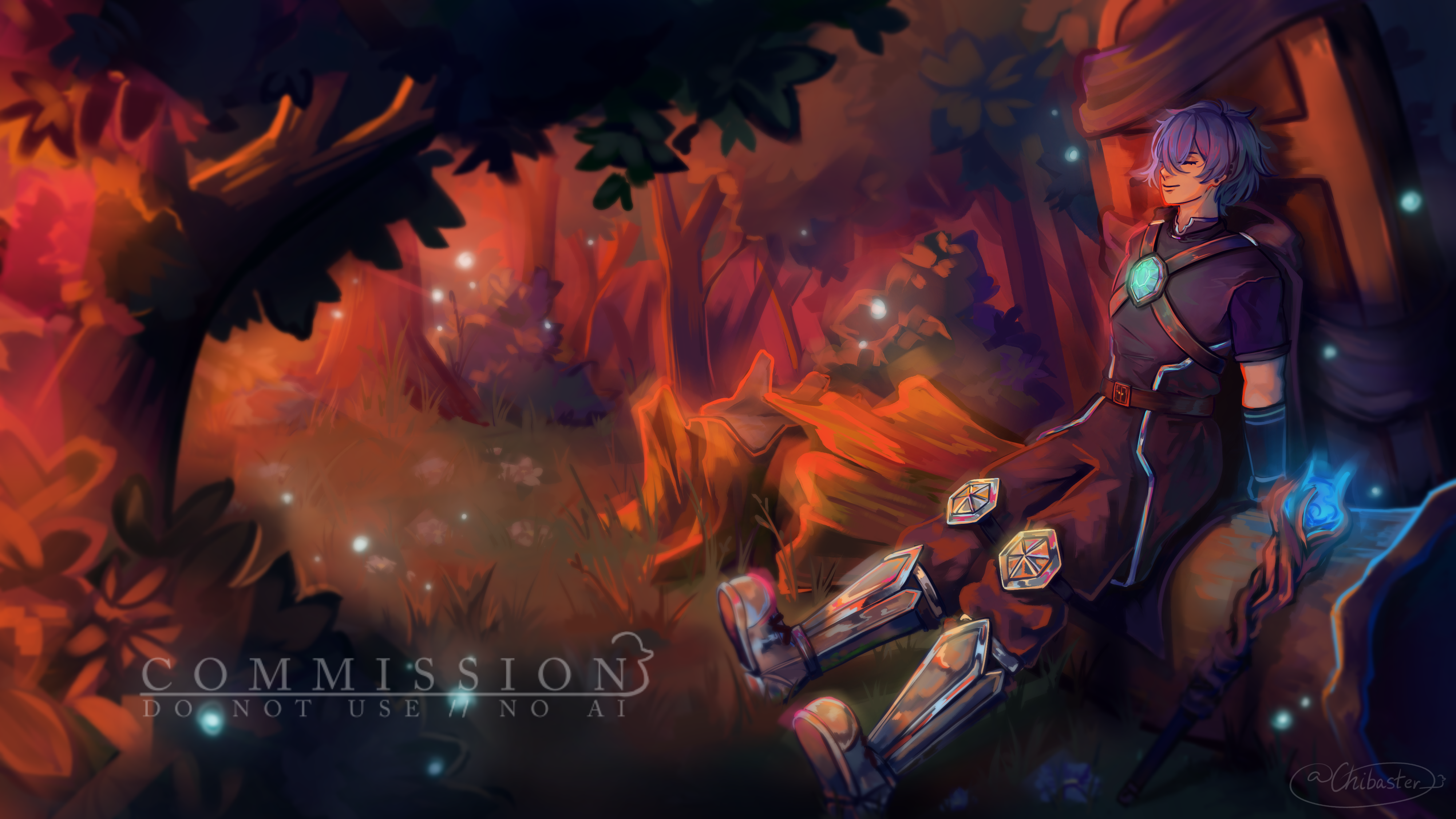 Sunset's serenity // Commissioned work portfolio artwork