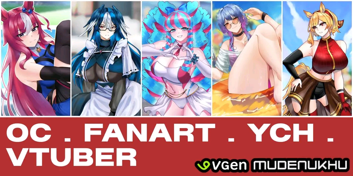 VTUBER portfolio artwork
