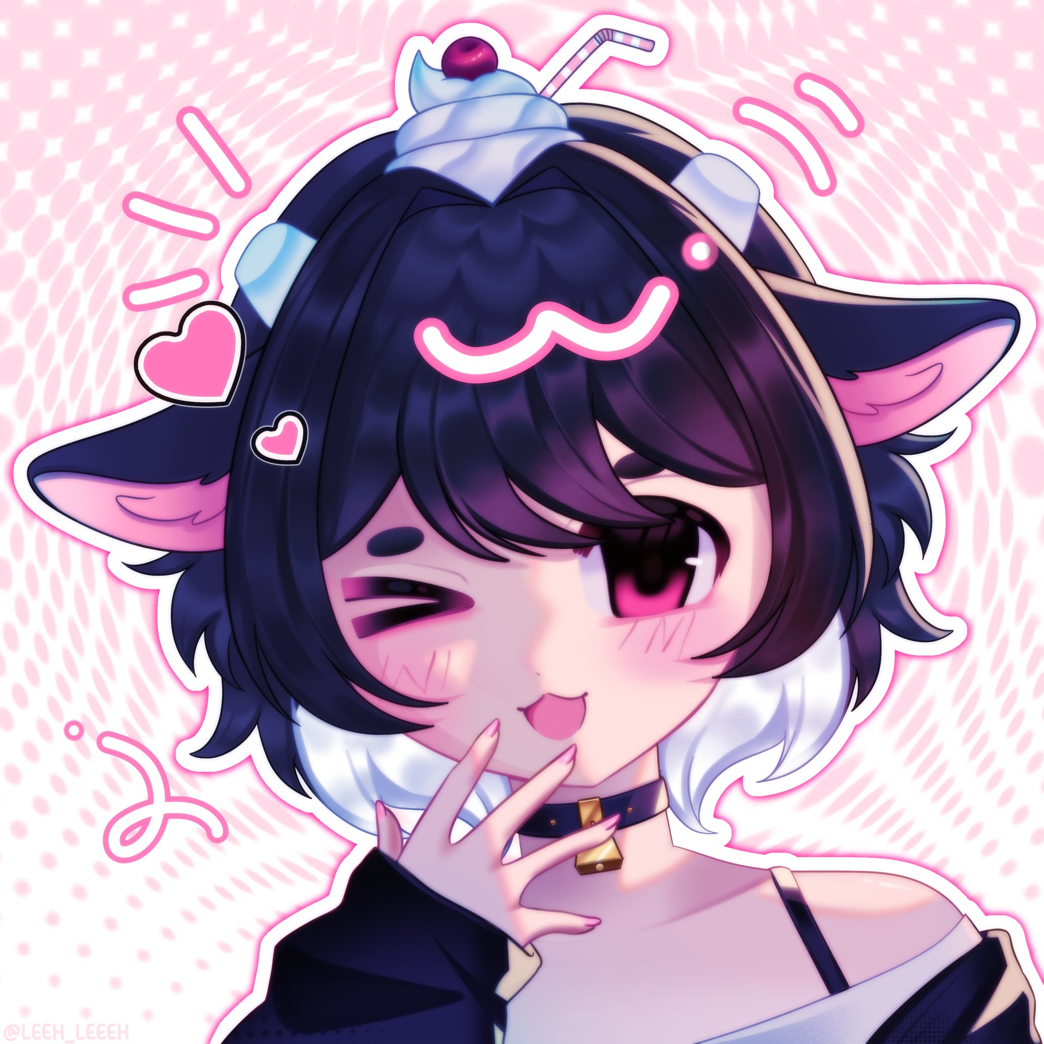 Moe-style icons. ♡ portfolio artwork