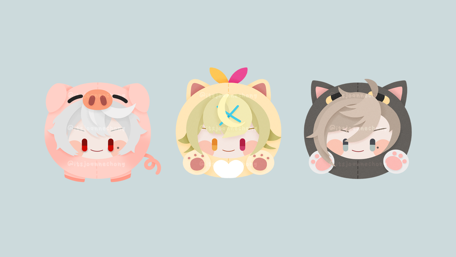 Character Plushie Illustration portfolio artwork