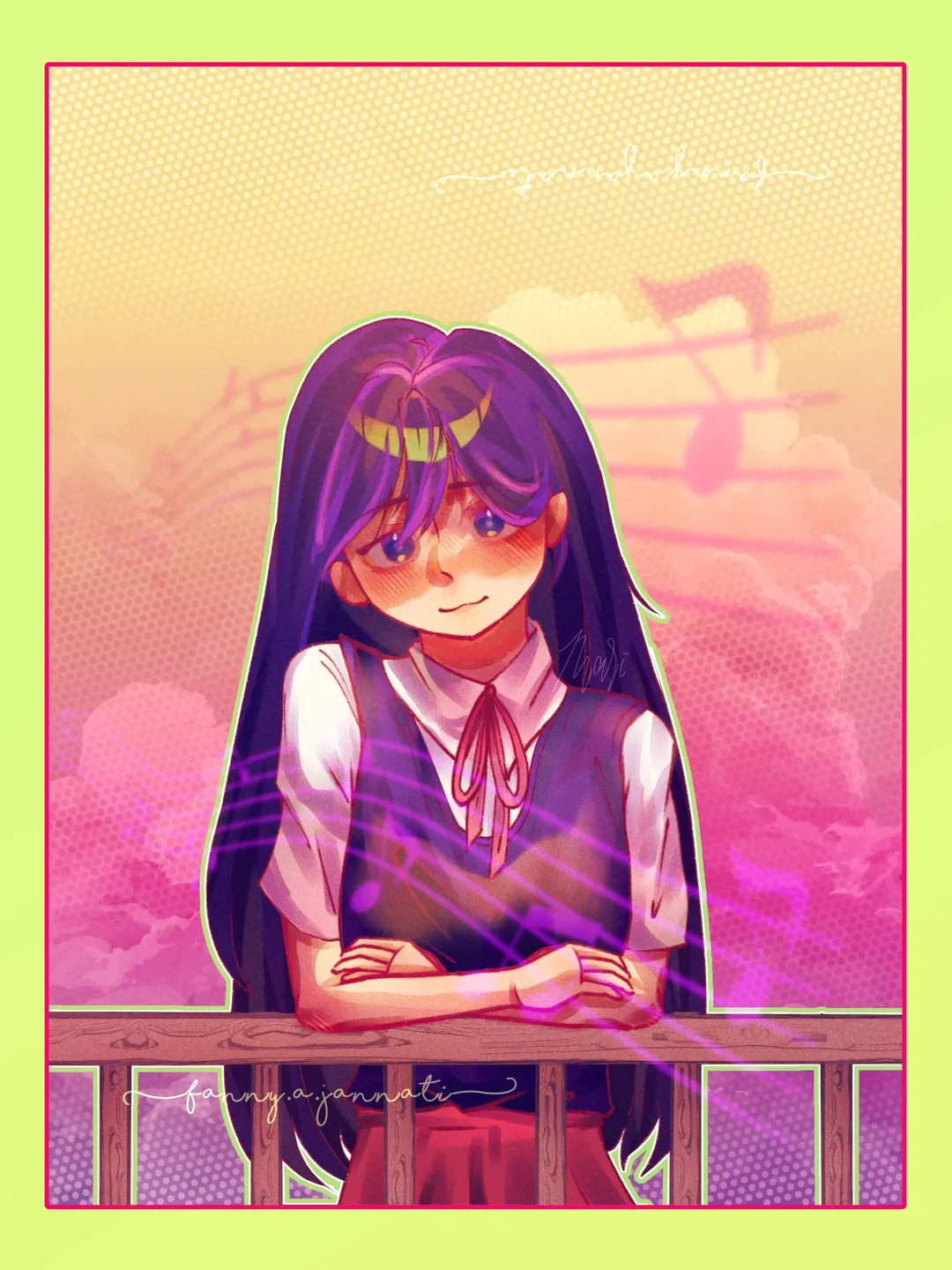 Mari from Omori [ Anime Style ] portfolio artwork