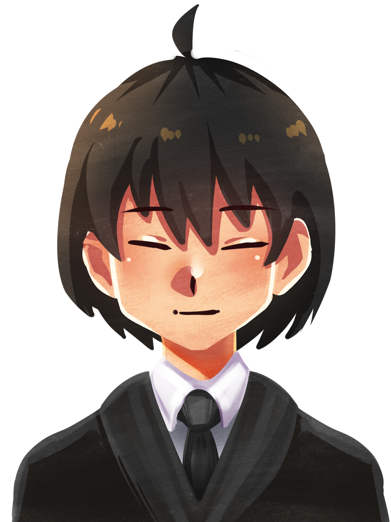 Simple Bust Up Illustration profile portfolio artwork