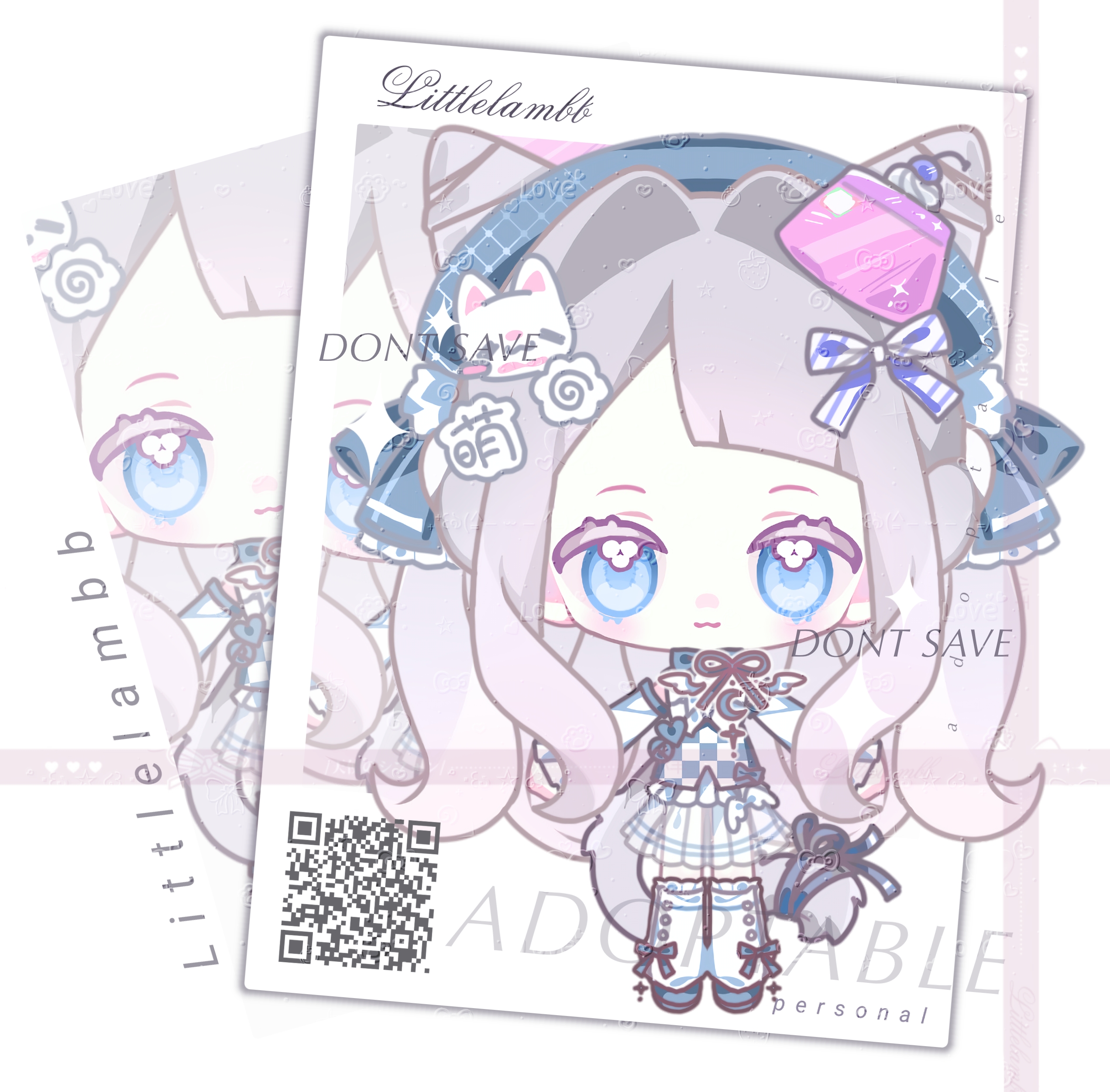 ⟡ ᴄʜɪʙɪ ᴀᴅᴏᴘᴛᴀʙʟᴇ; 😺💙 ⟡ shop item