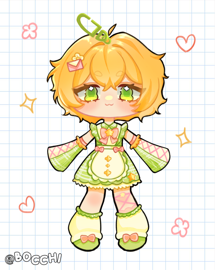 YCH Chibi Keychain Lemonade portfolio artwork