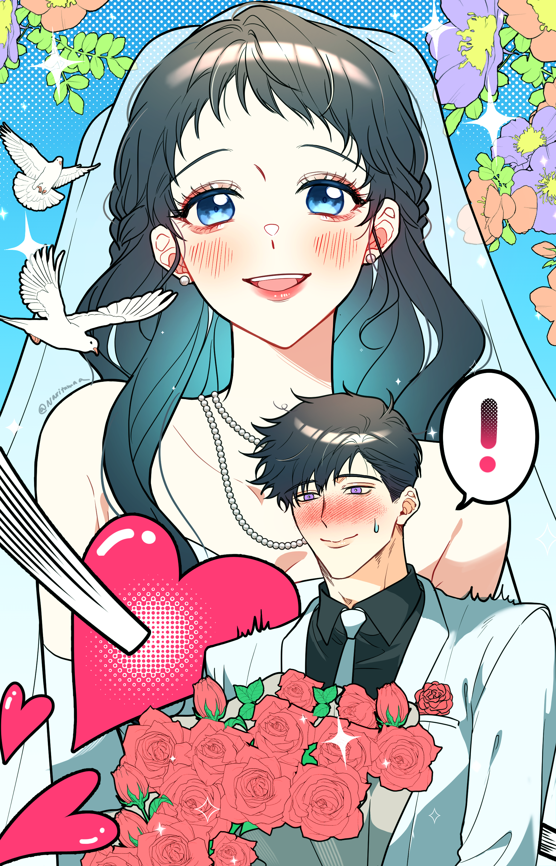 YCH Wedding Samples portfolio artwork