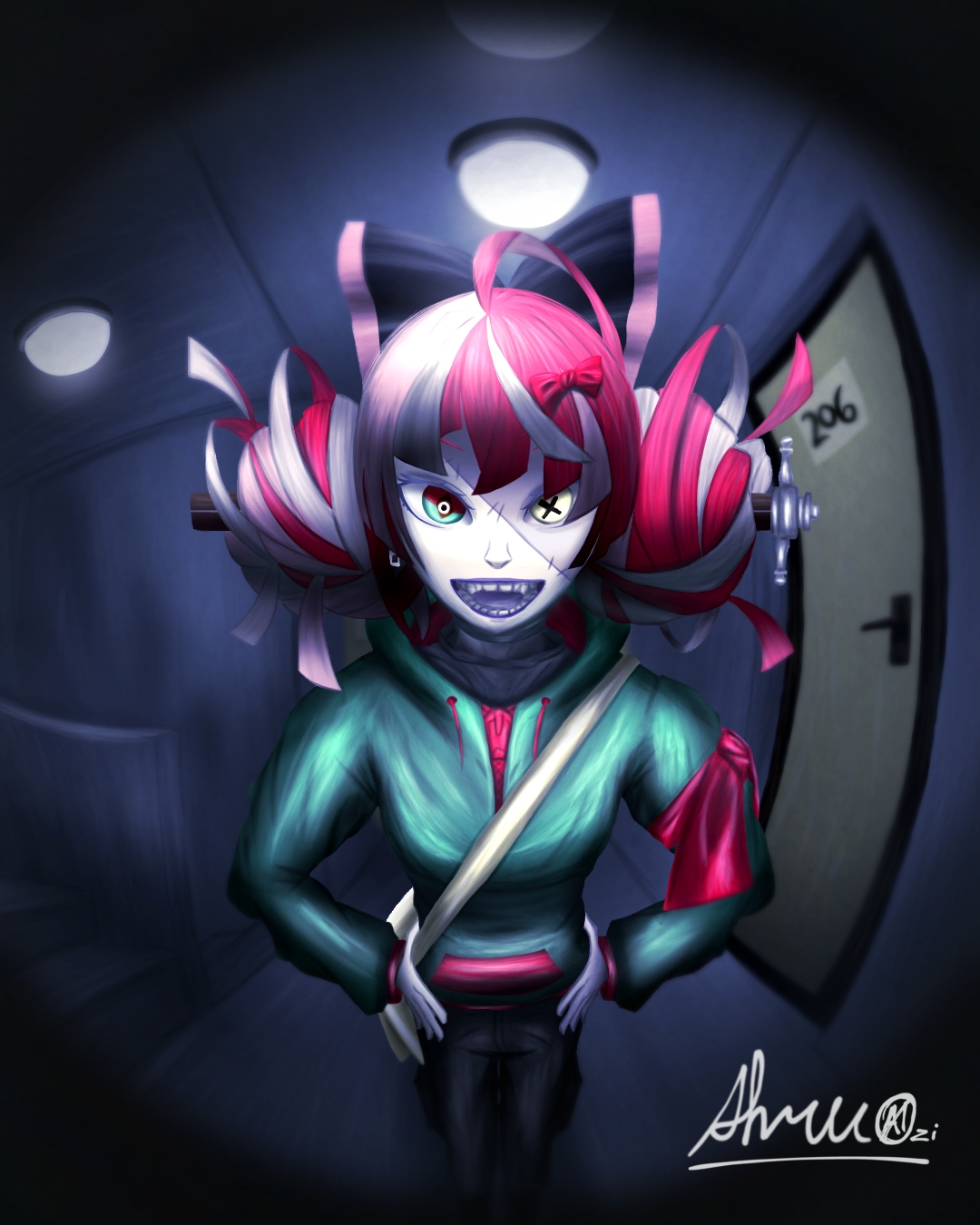 Fanart Kureiji Ollie portfolio artwork