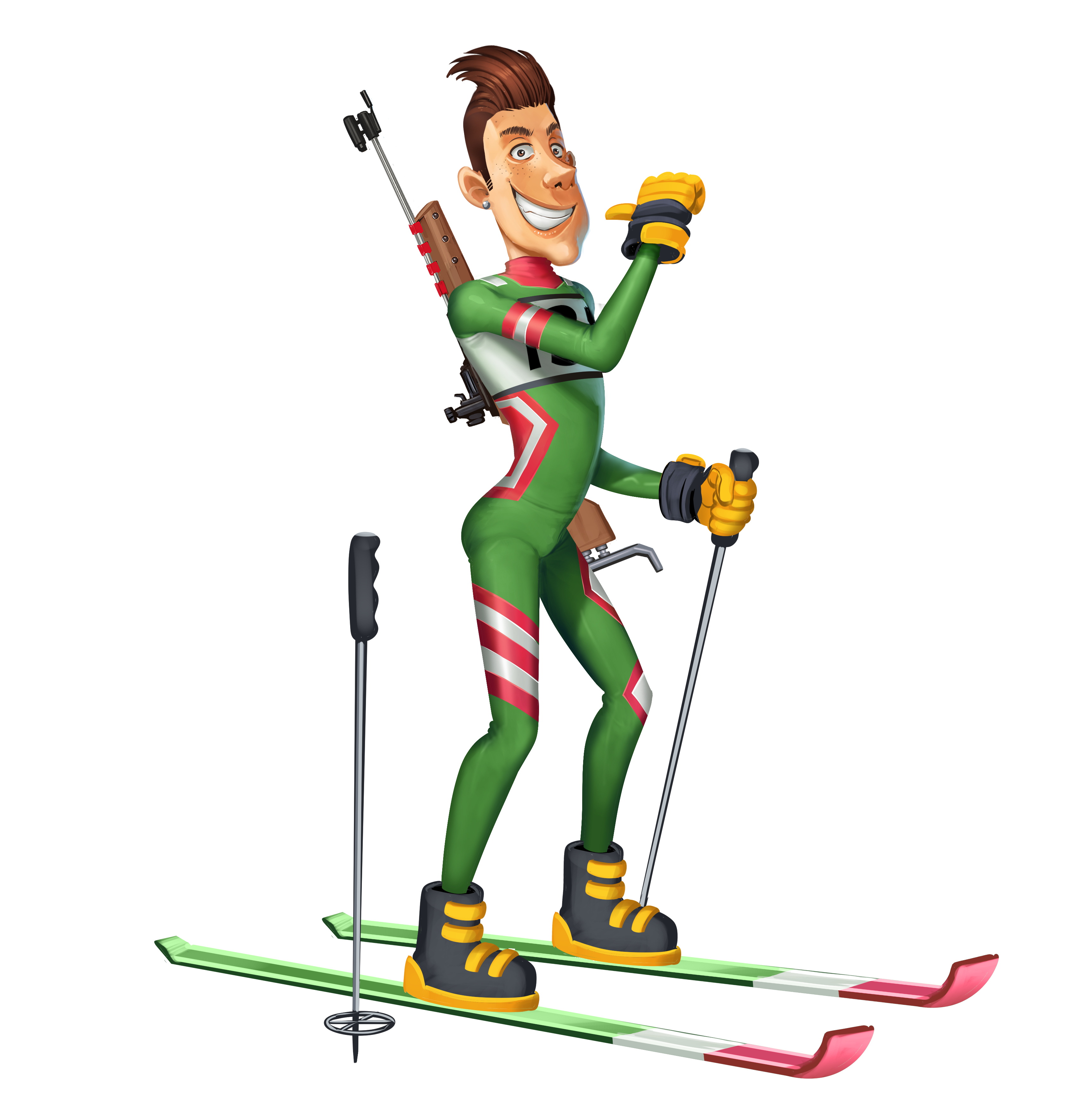 Italian Athlete portfolio artwork
