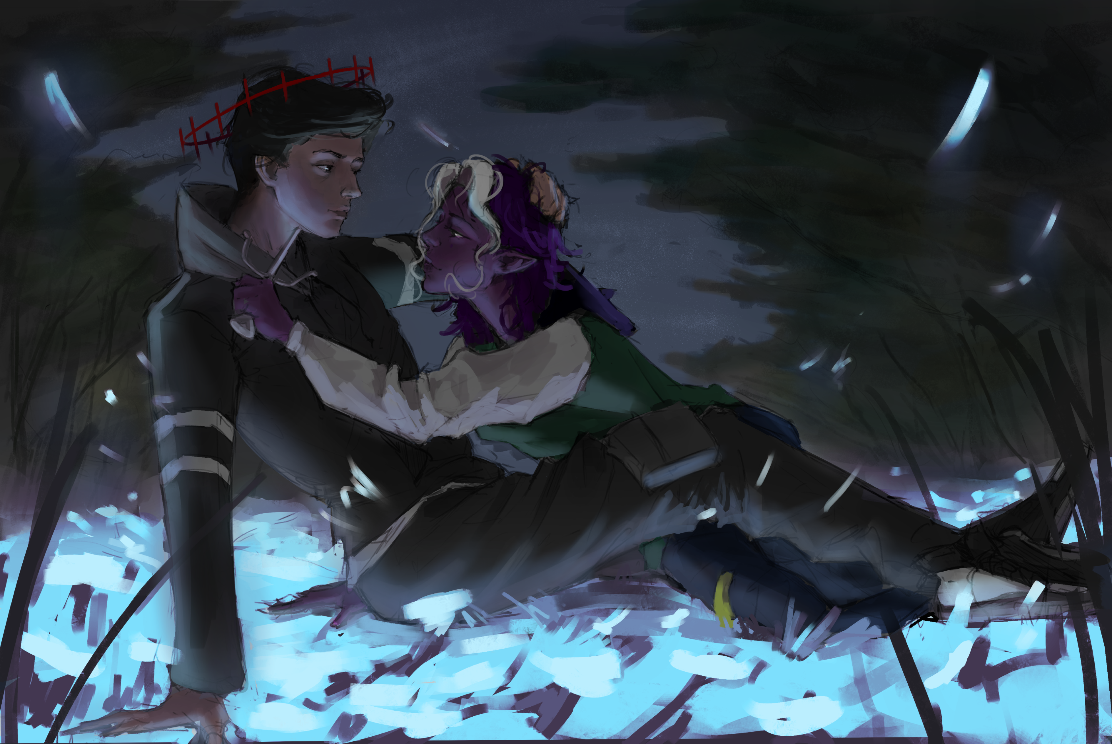 Illustration of my OC portfolio artwork