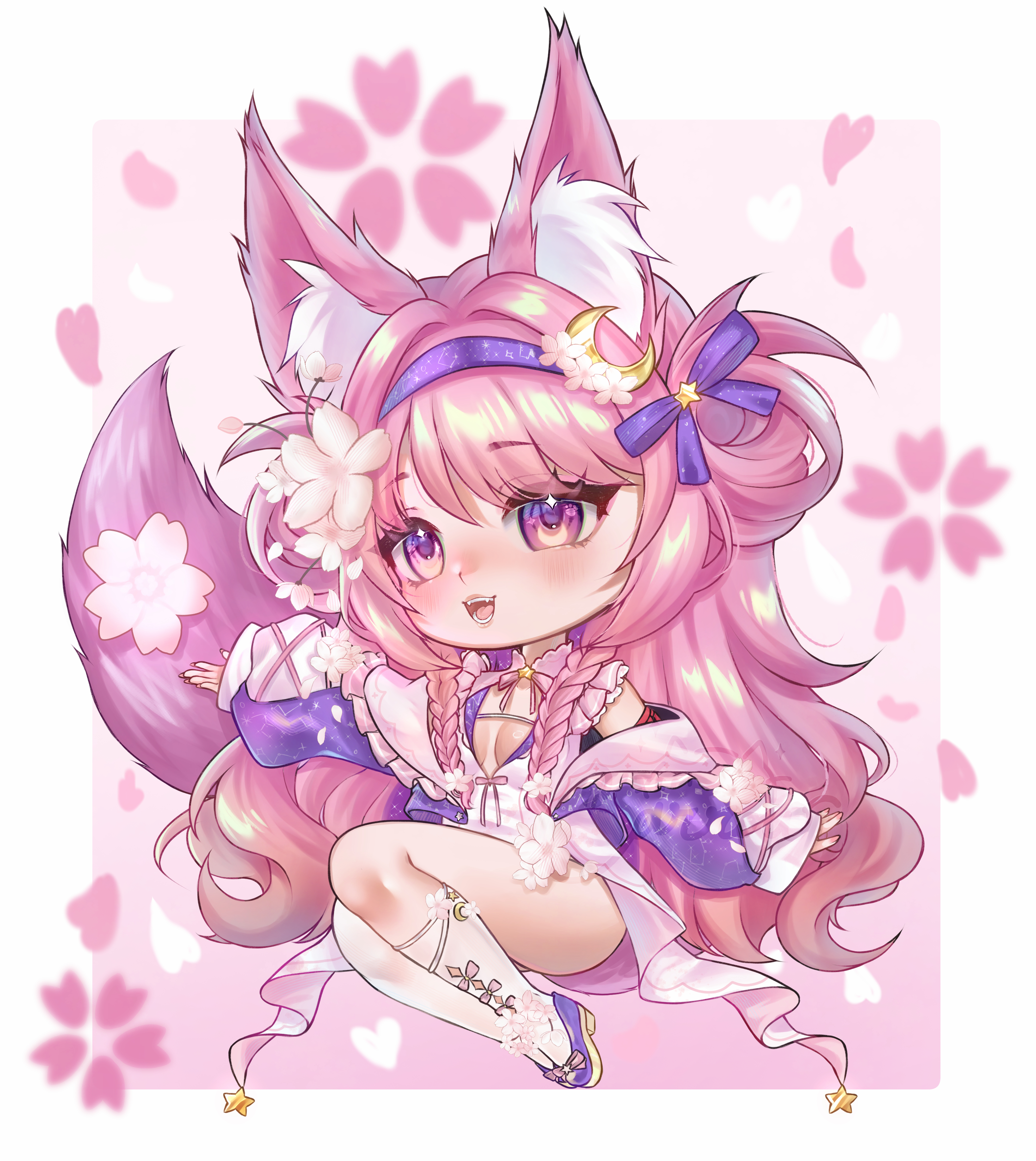 Chibi commission portfolio artwork