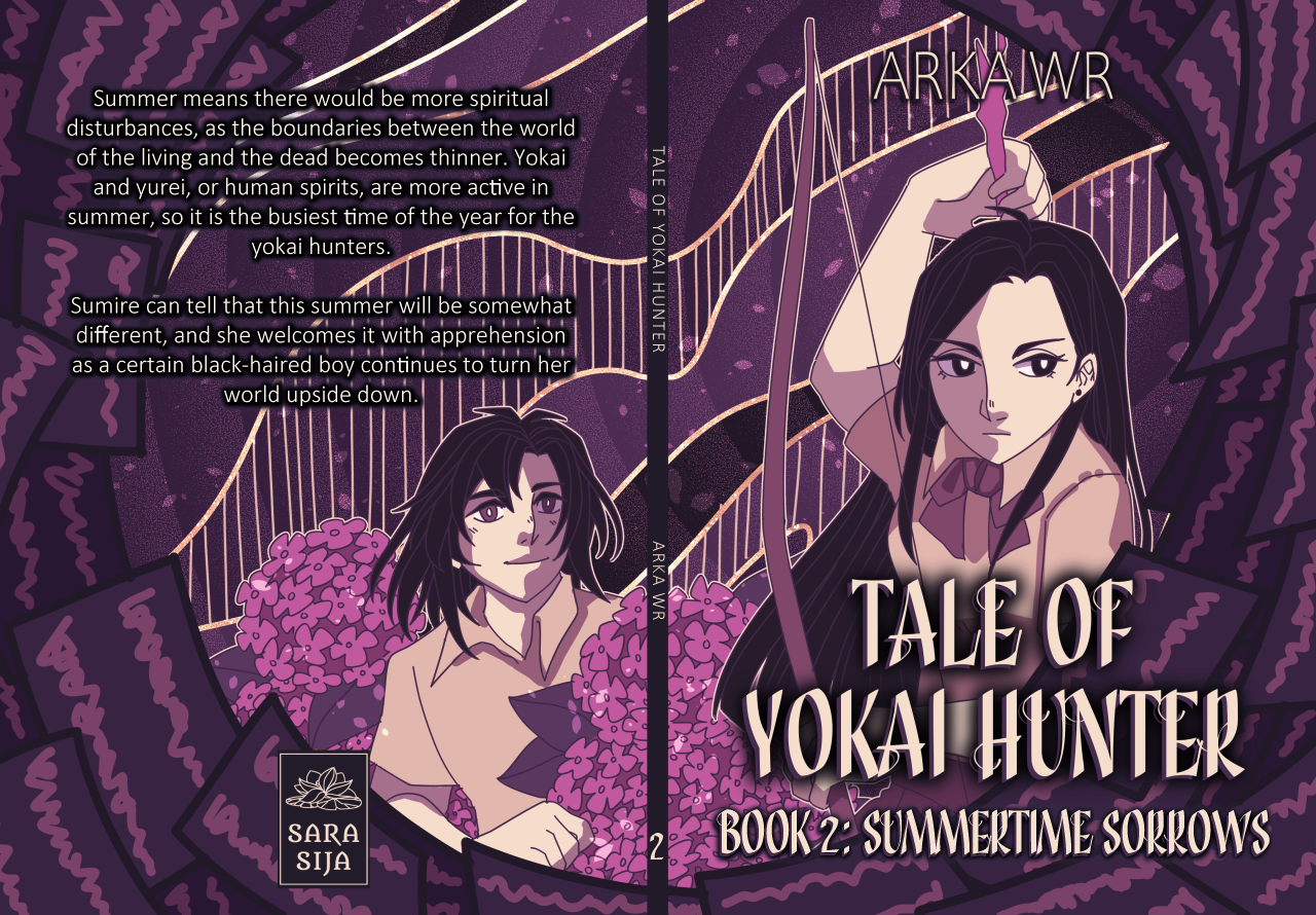 [BOOK COVER] Tale of Yokai Hunter Book 2: Summertime Sorrows by Arka WR portfolio artwork