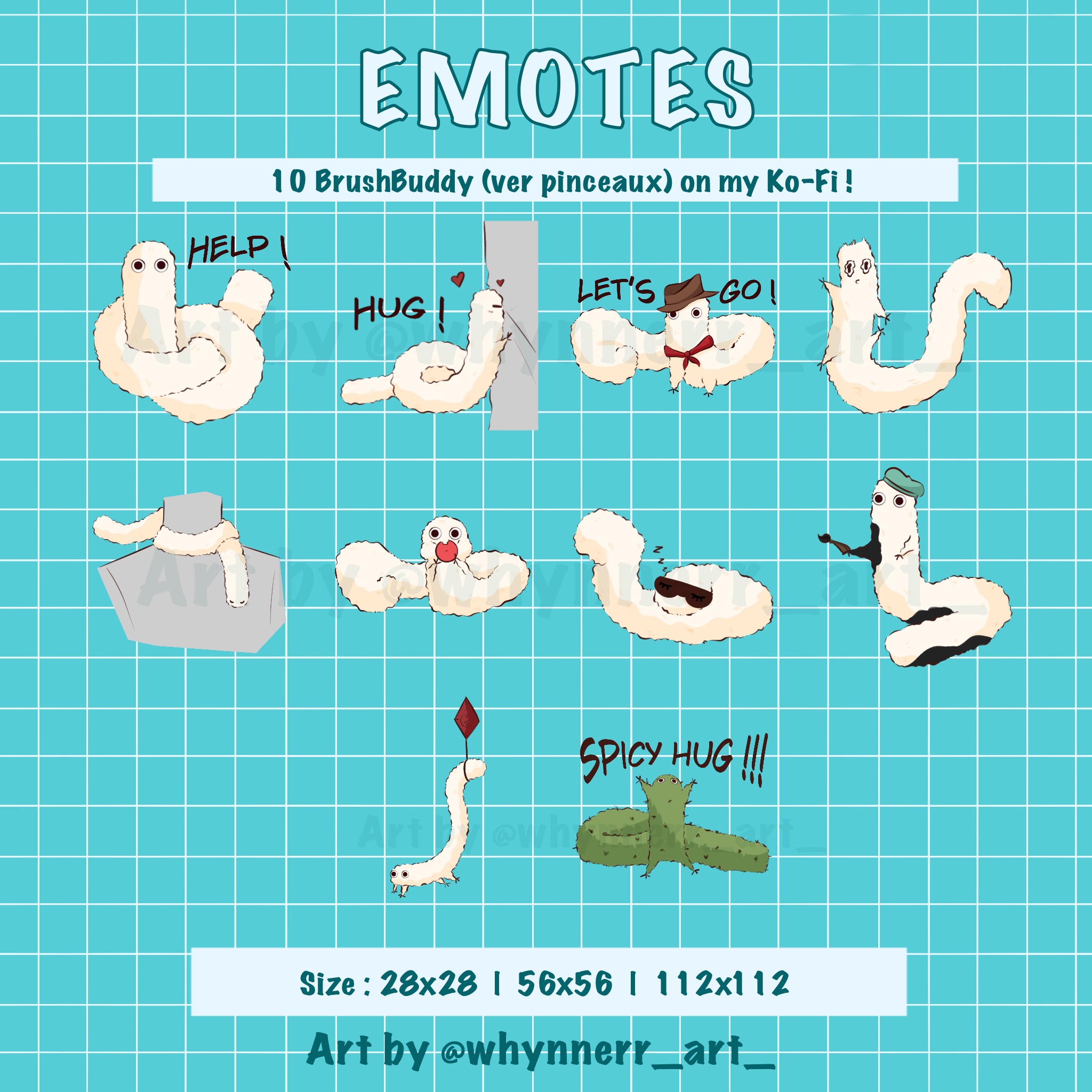Emote brushBuddy ! portfolio artwork