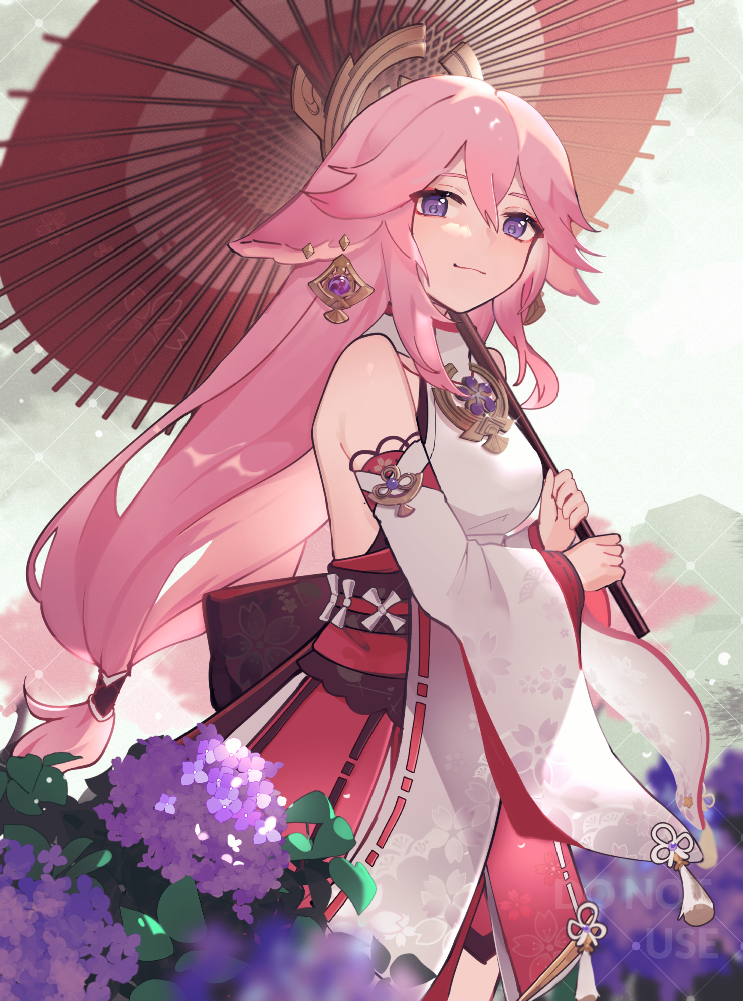 Yae Miko portfolio artwork