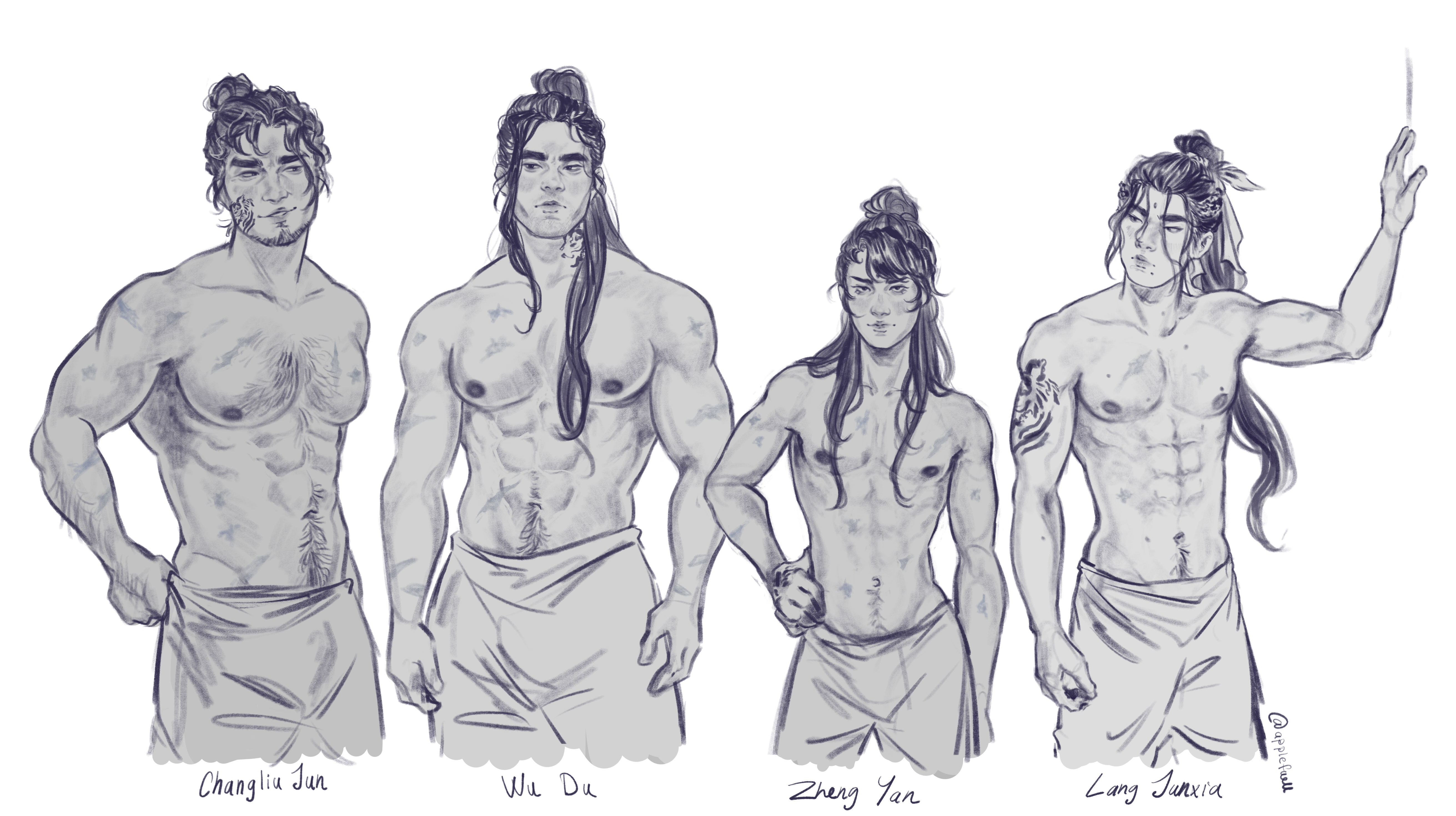 Exploratory Joyful Reunion Design Sketches portfolio artwork