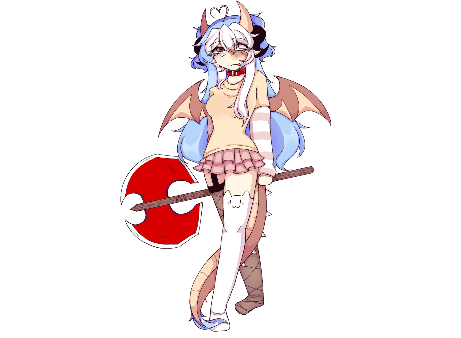 Fullbody colored portfolio artwork