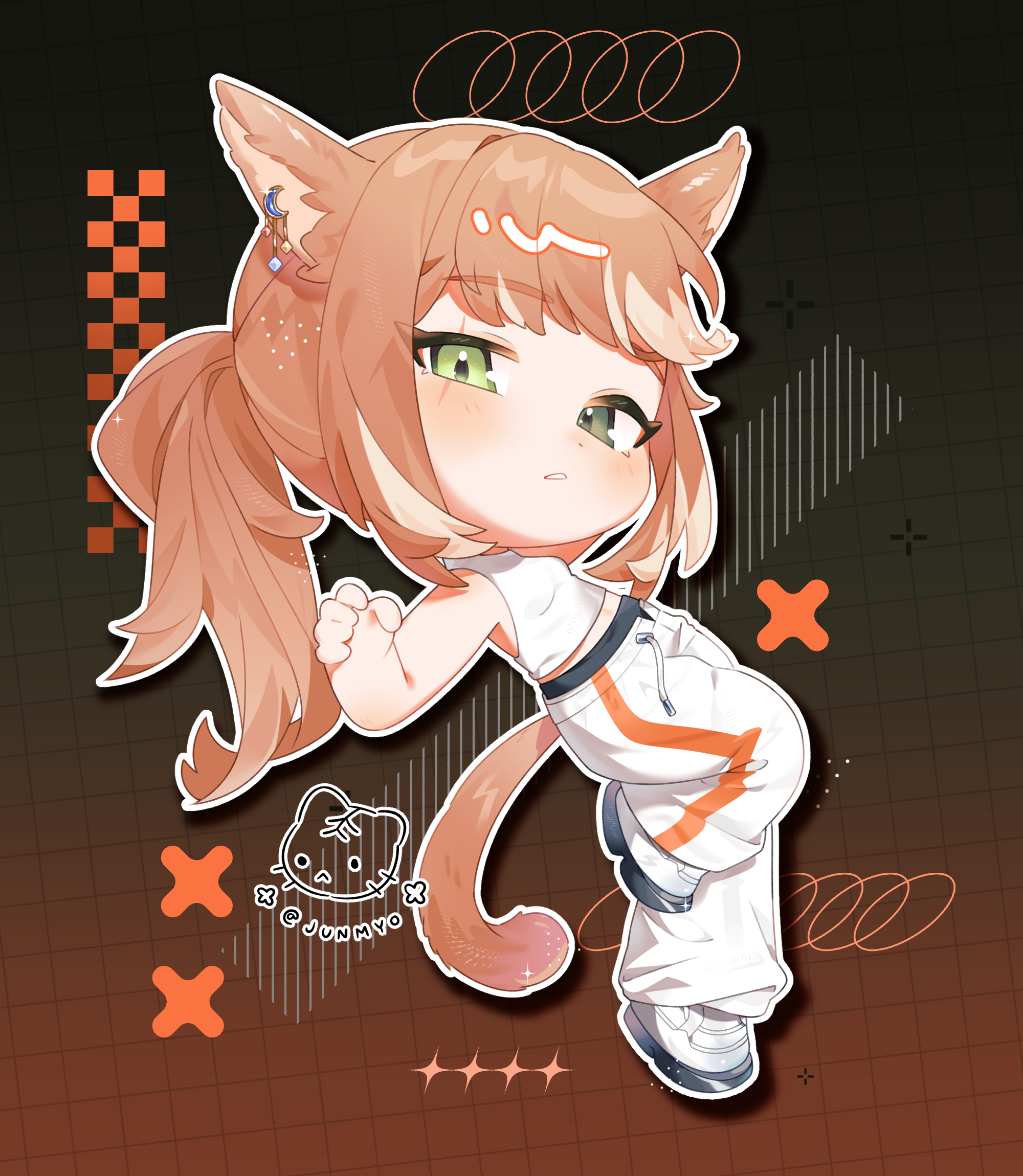 Jessy's FFXIV Chibi portfolio artwork
