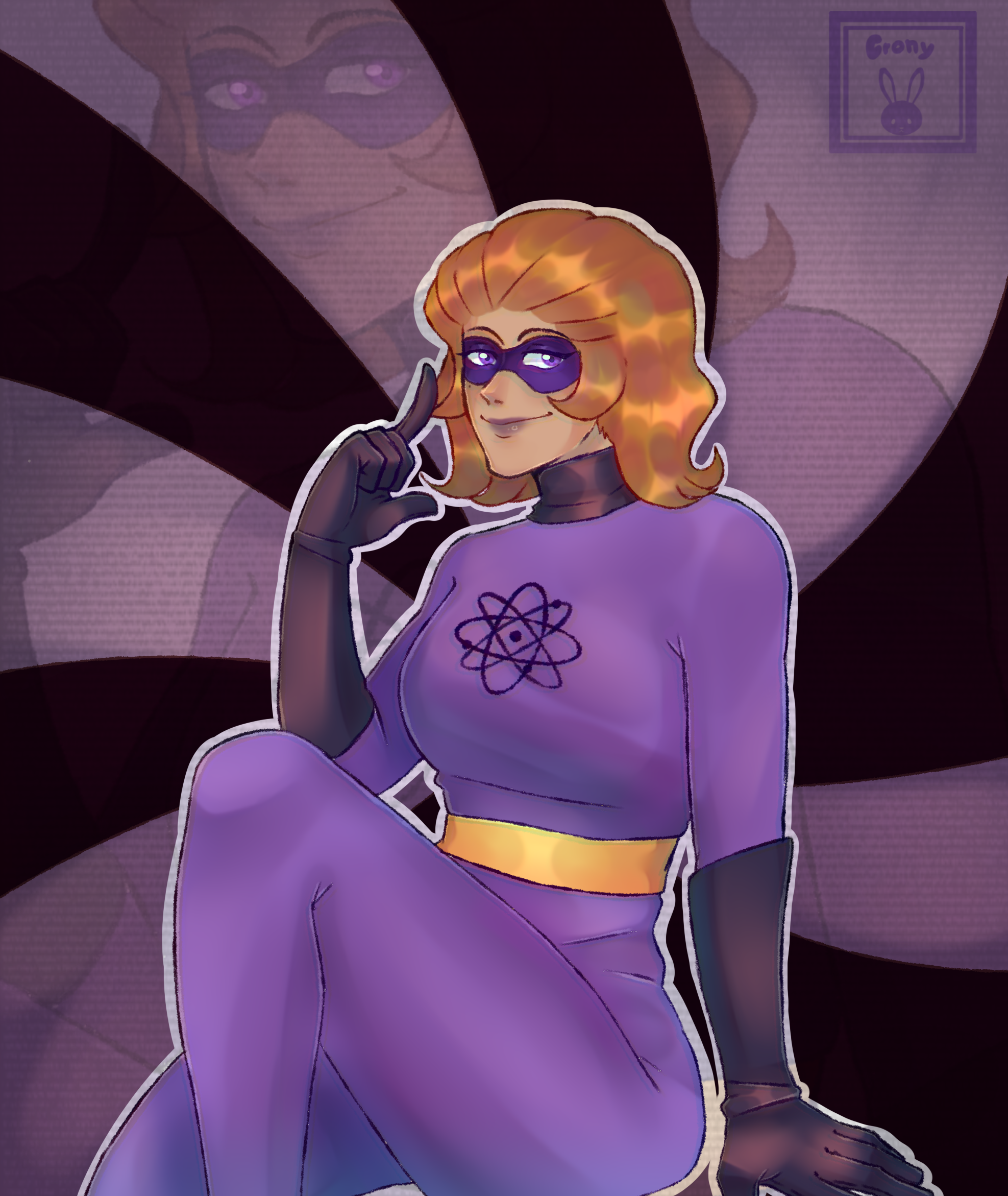 Psycwave-Fanart 💜 Los increíbles portfolio artwork