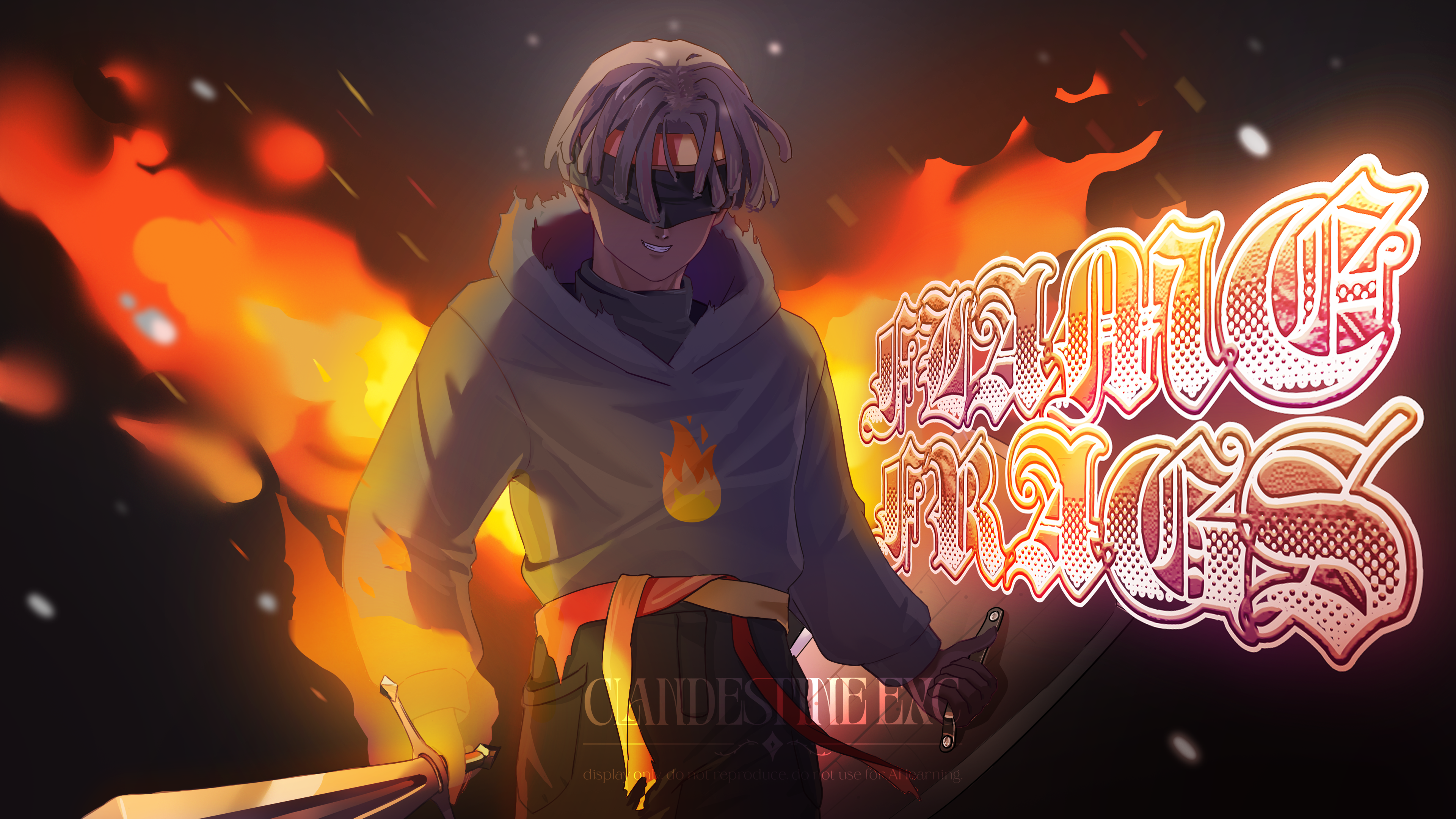 Flamefrags Banner Art portfolio artwork