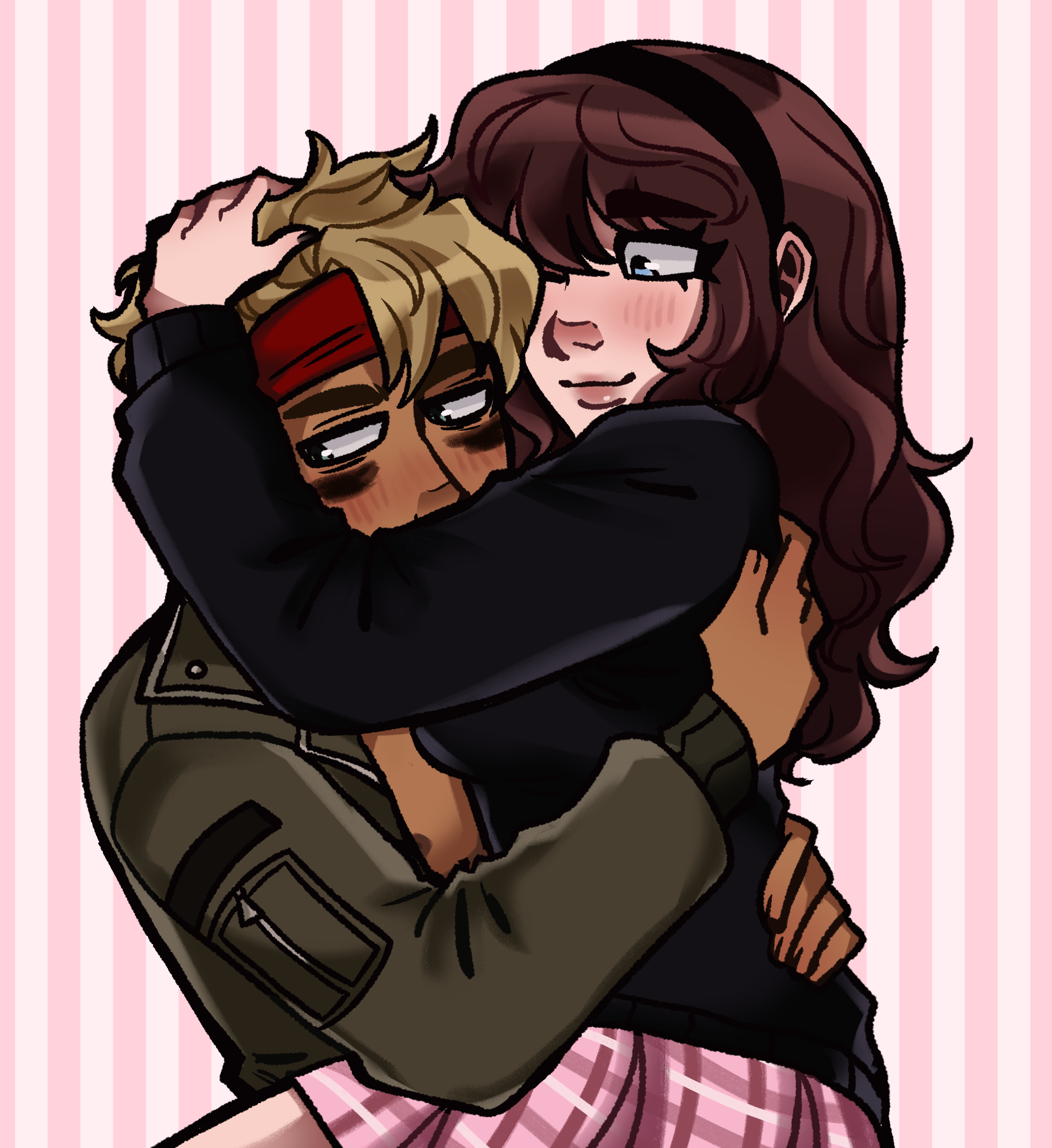 Full color - Halfbody (2 characters) shop item