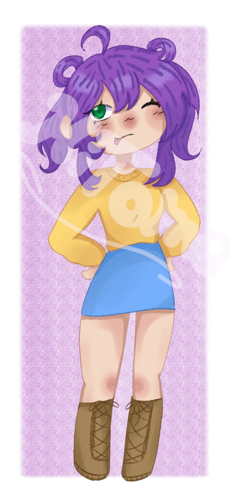 semi chibi portfolio artwork