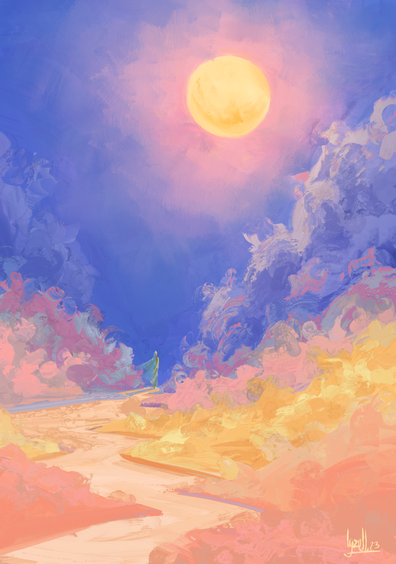 Moon portfolio artwork