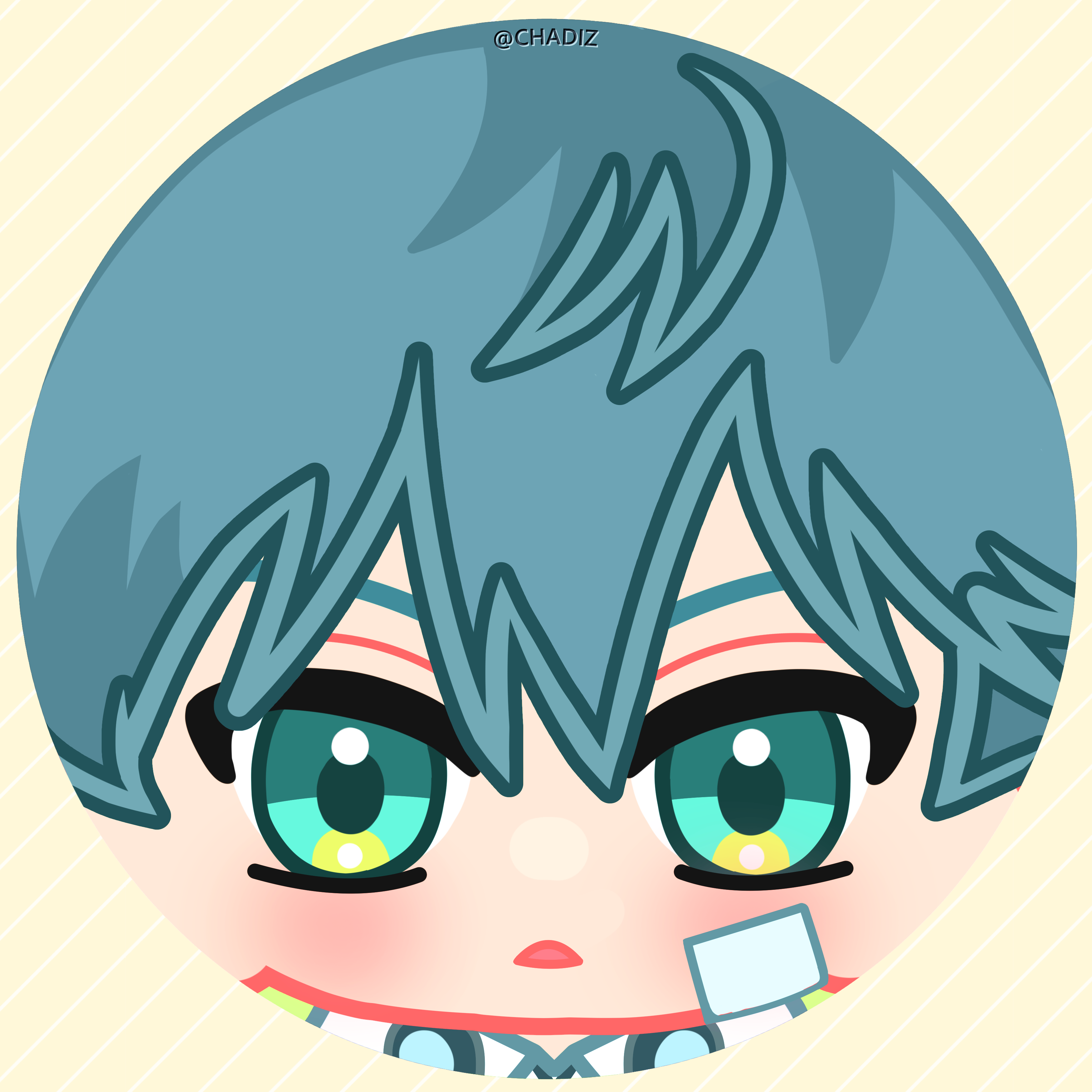 || EXAMPLE 𖹭 ꒰ CHIBI CHADI | ICON .VERSION ꒱ portfolio artwork