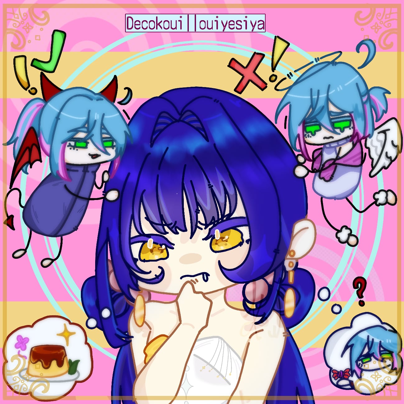 Ponkajin's OC portfolio artwork