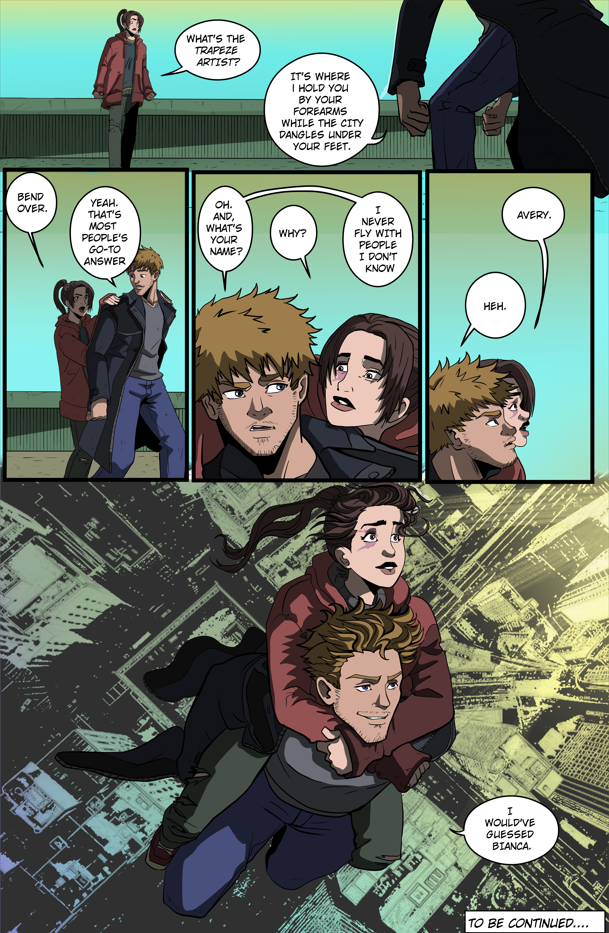 Comic portfolio artwork