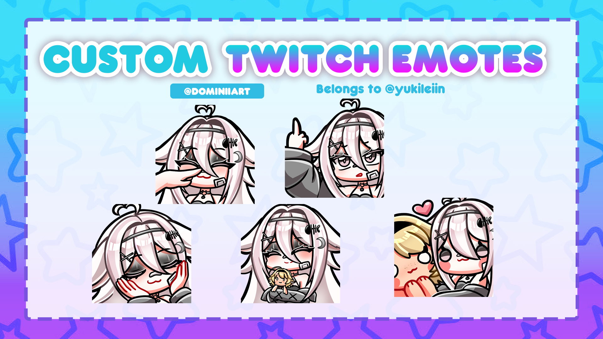 Cutom Emotes bundle (5 set, 10 set, 20 set) - Twitch & Discord