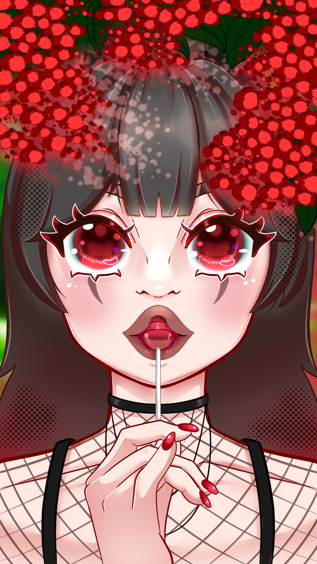 JoannaHex Lolipop YCH portfolio artwork