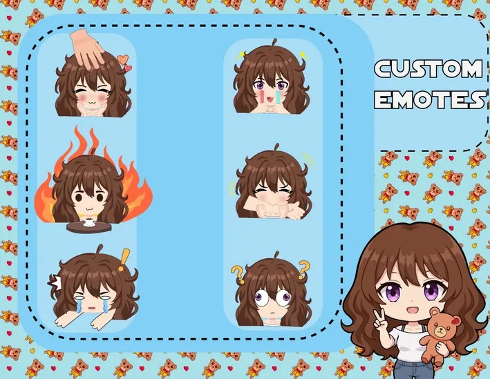 Emotes Pack portfolio artwork