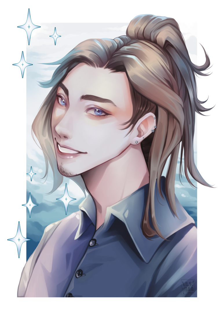 Painted Headshot