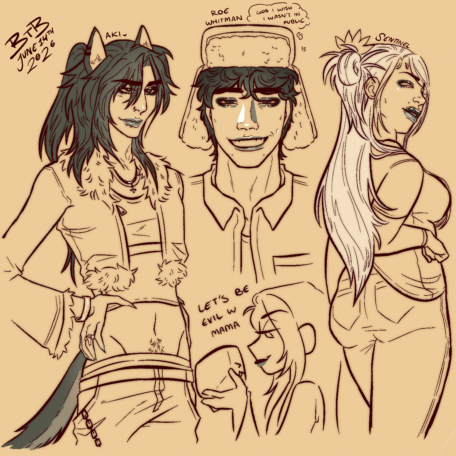 Rendered Sketch